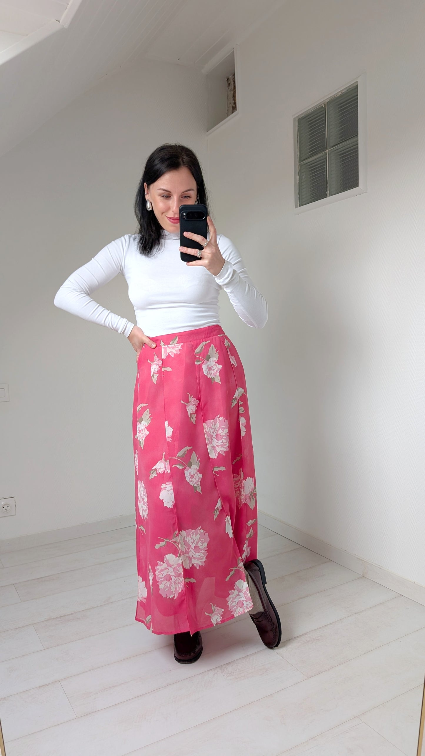 Jupe fluide 90s T36