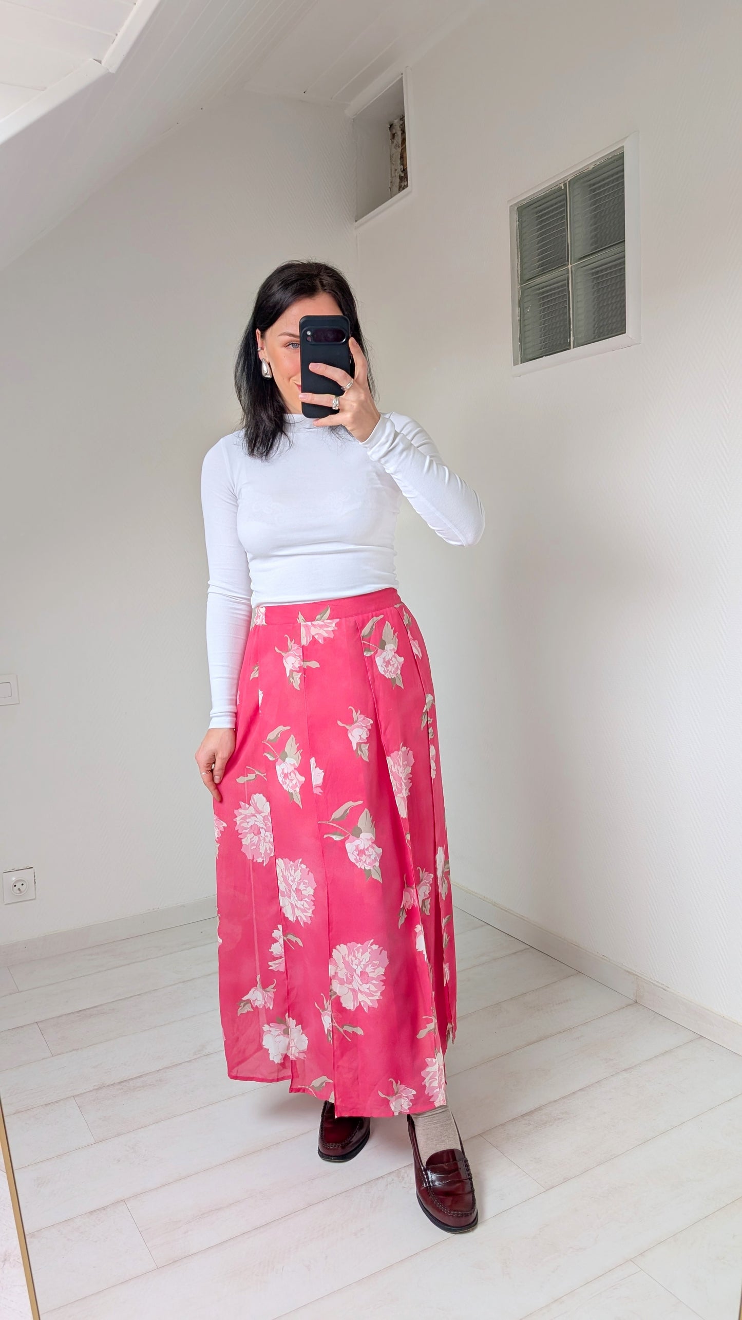 Jupe fluide 90s T36
