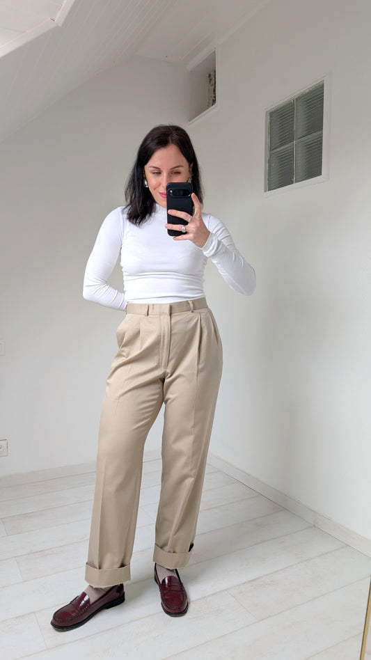 Pantalon à pinces T40