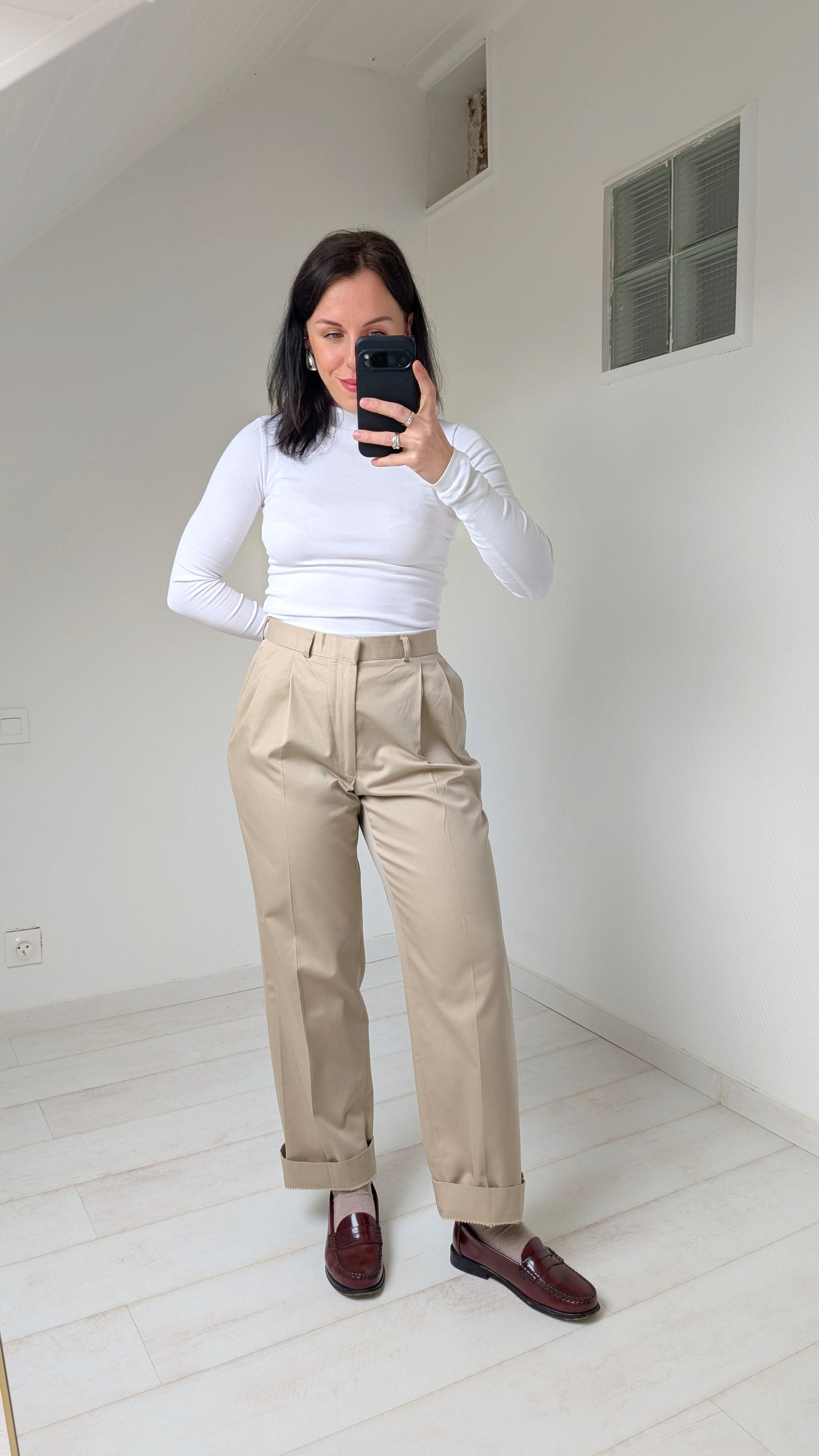 Pantalon à pinces T40