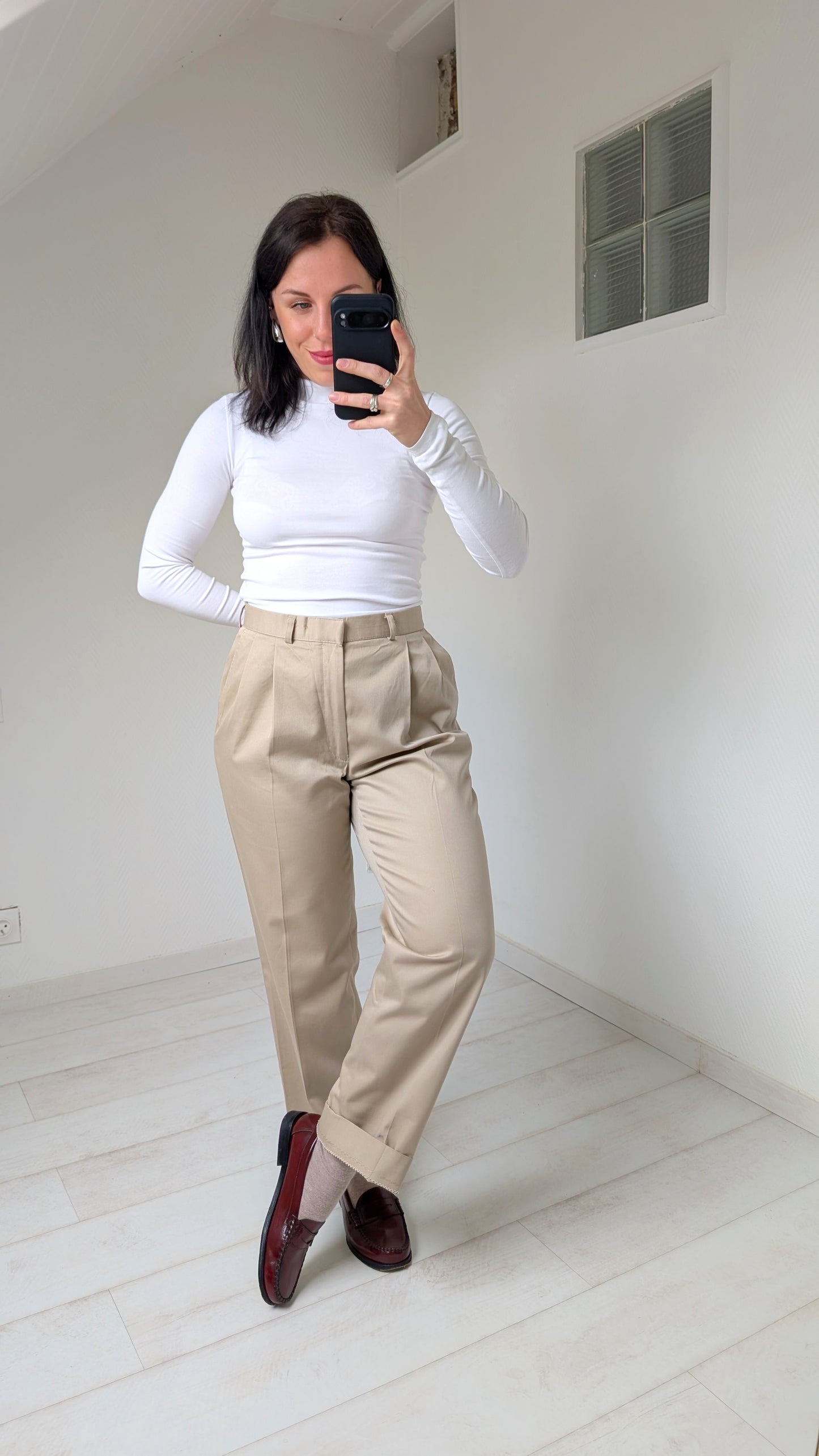 Pantalon à pinces T40