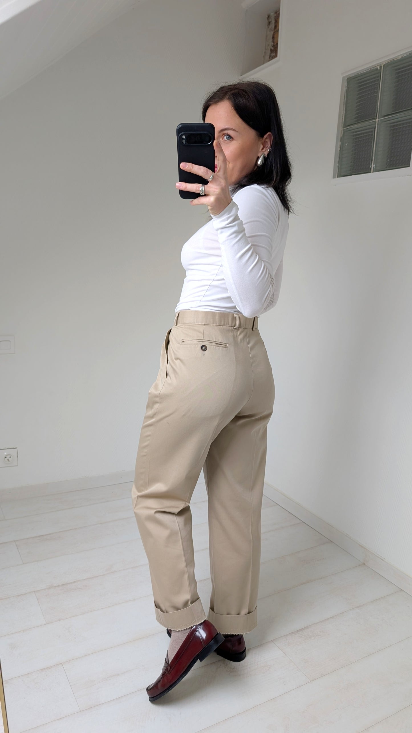 Pantalon à pinces T40