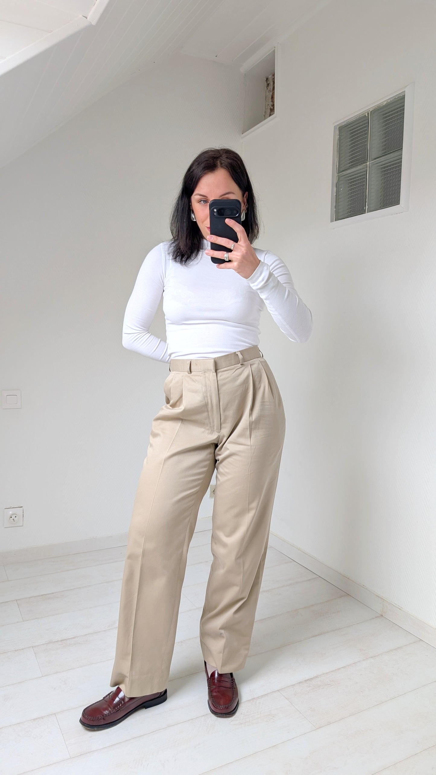 Pantalon à pinces T40