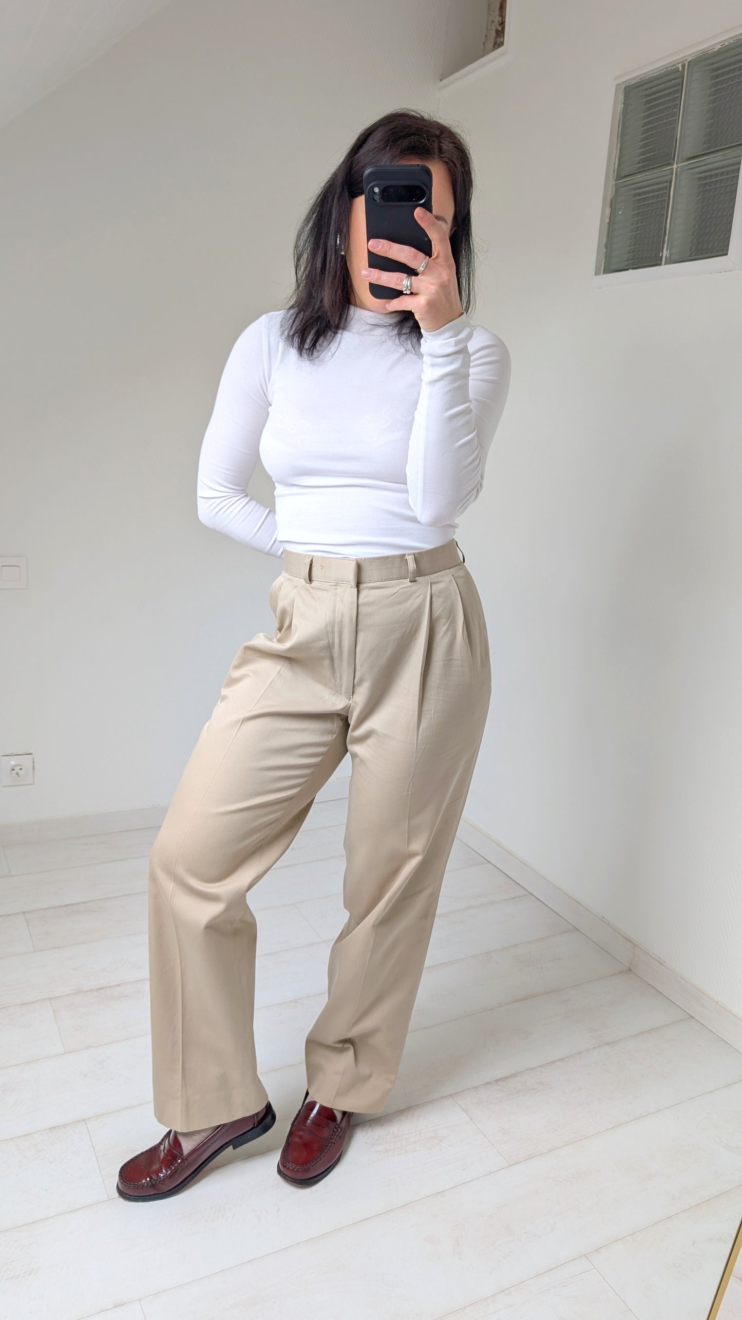 Pantalon à pinces T40