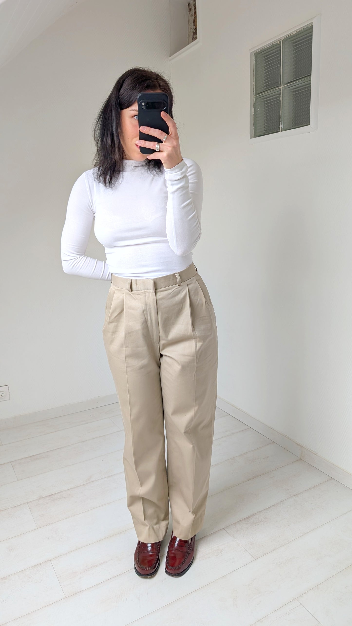Pantalon à pinces T40