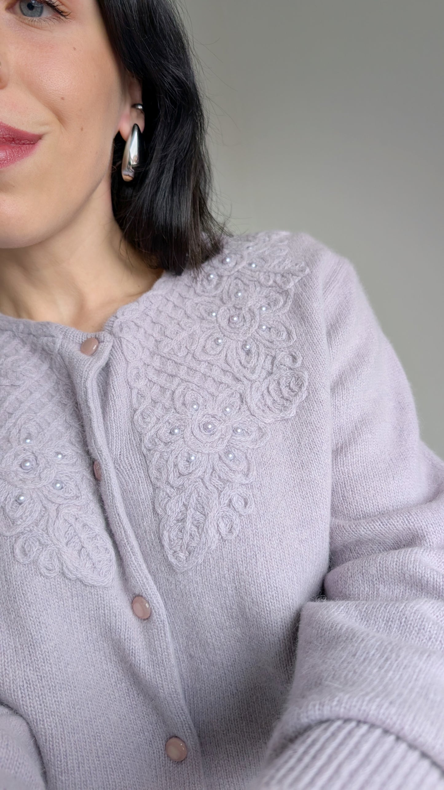 Cardigan angora 80 T38-40