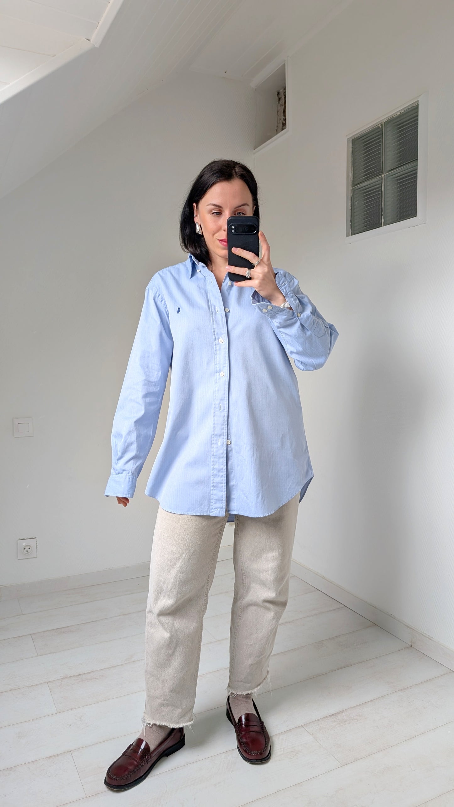 Chemise Ralph Lauren coton classique T40-42