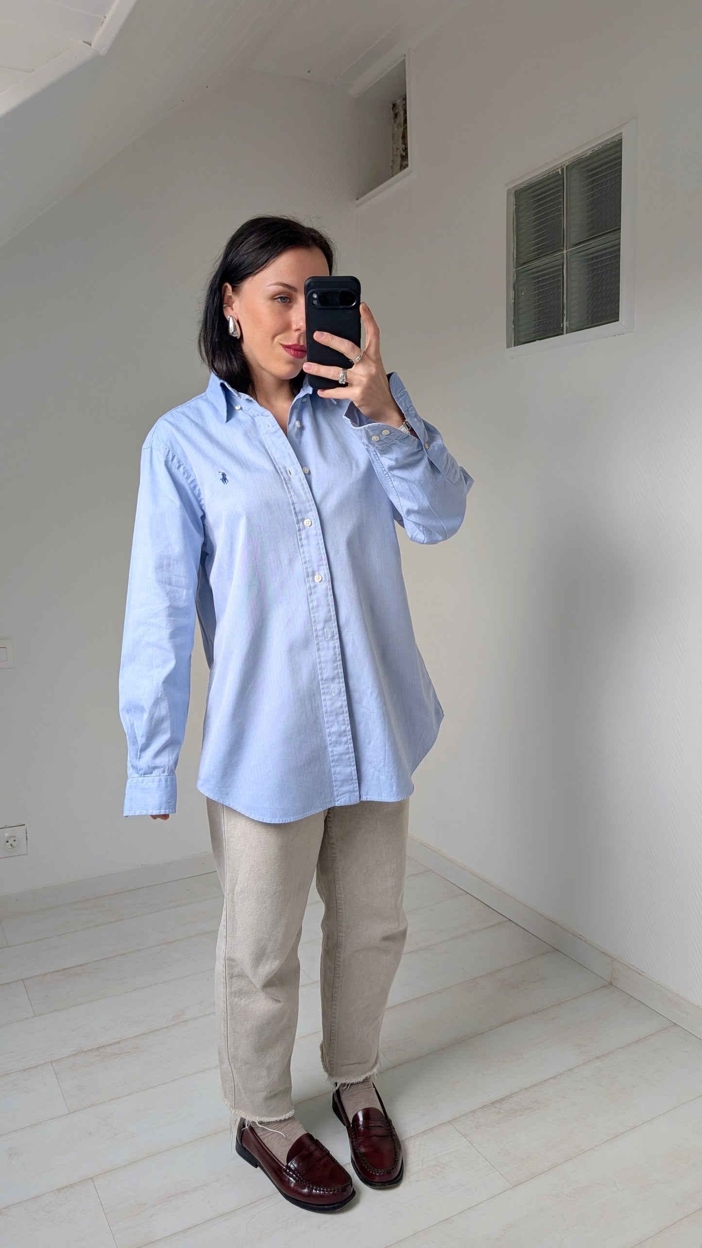 Chemise Ralph Lauren coton classique T40-42