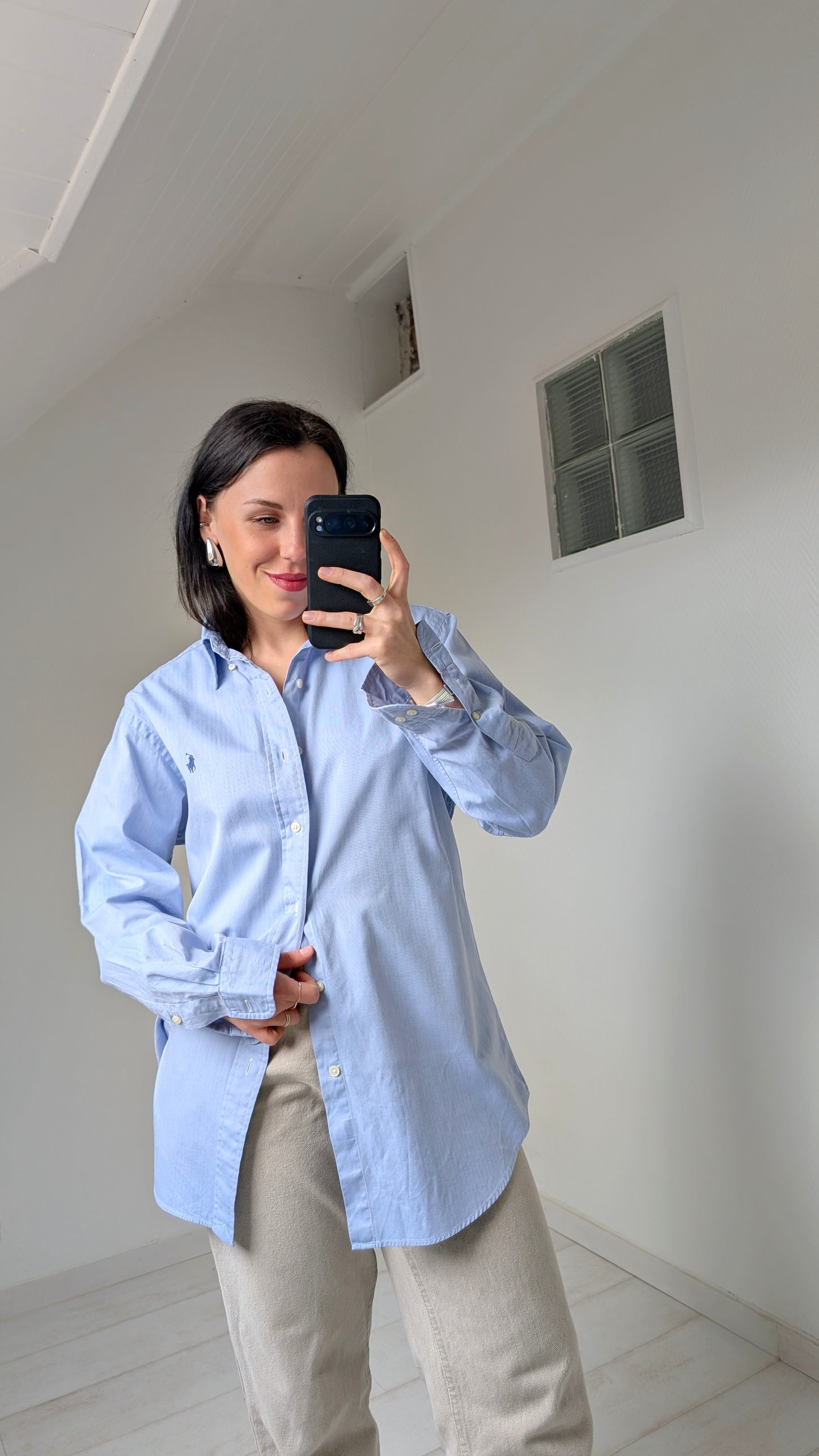 Chemise Ralph Lauren coton classique T40-42