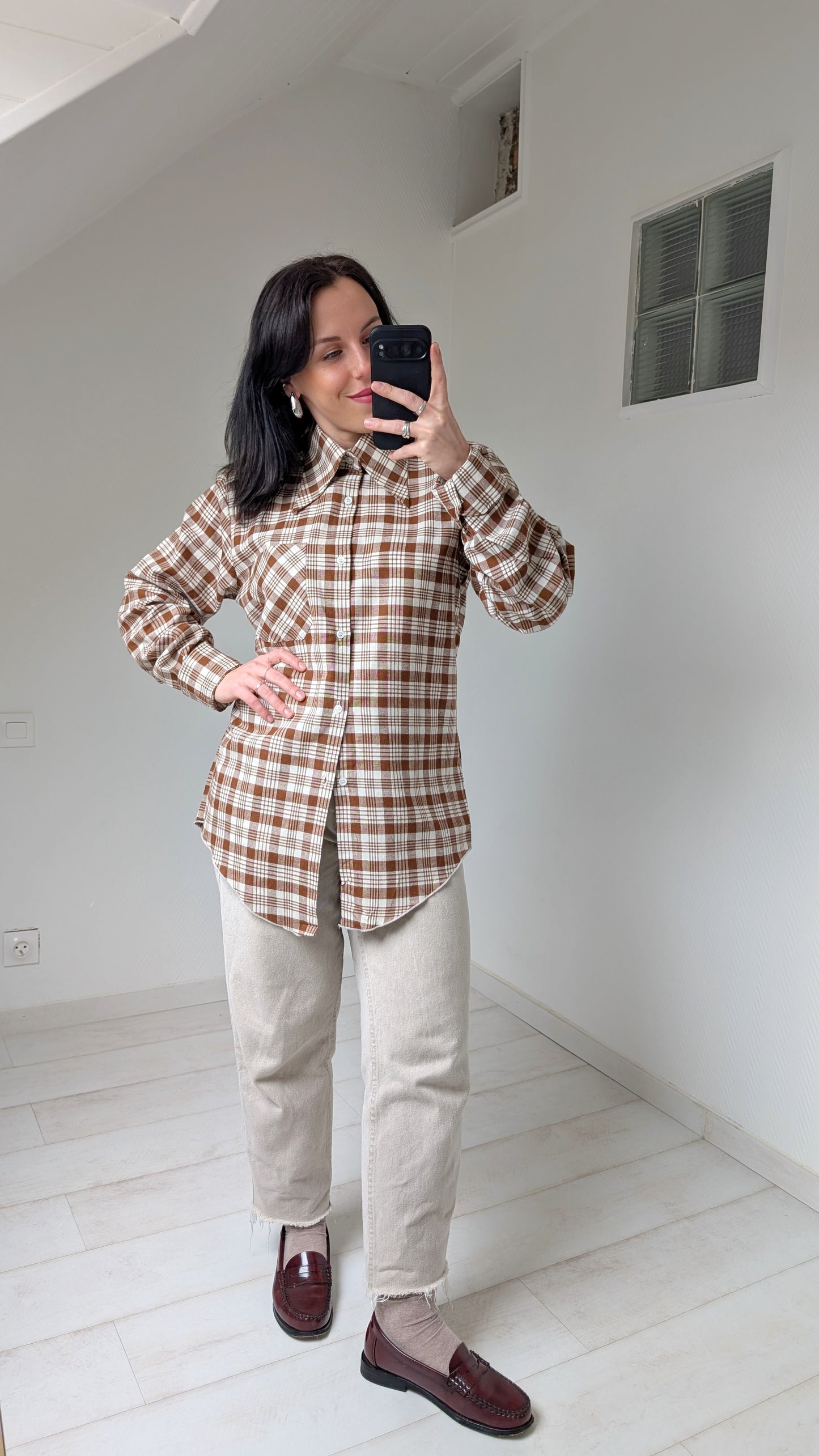 Chemise 70s neuve T38