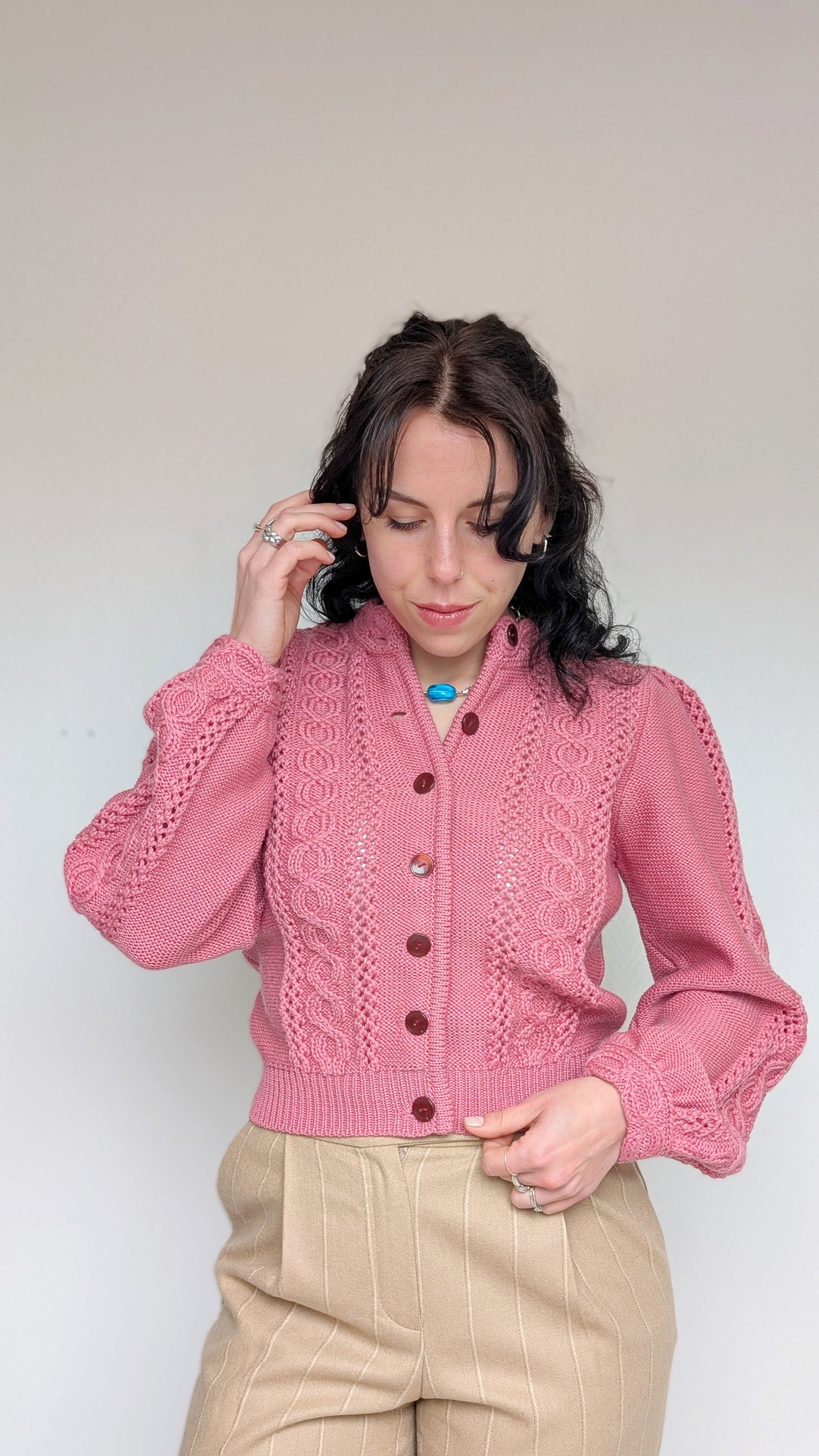 Cardigan autrichien laine T36