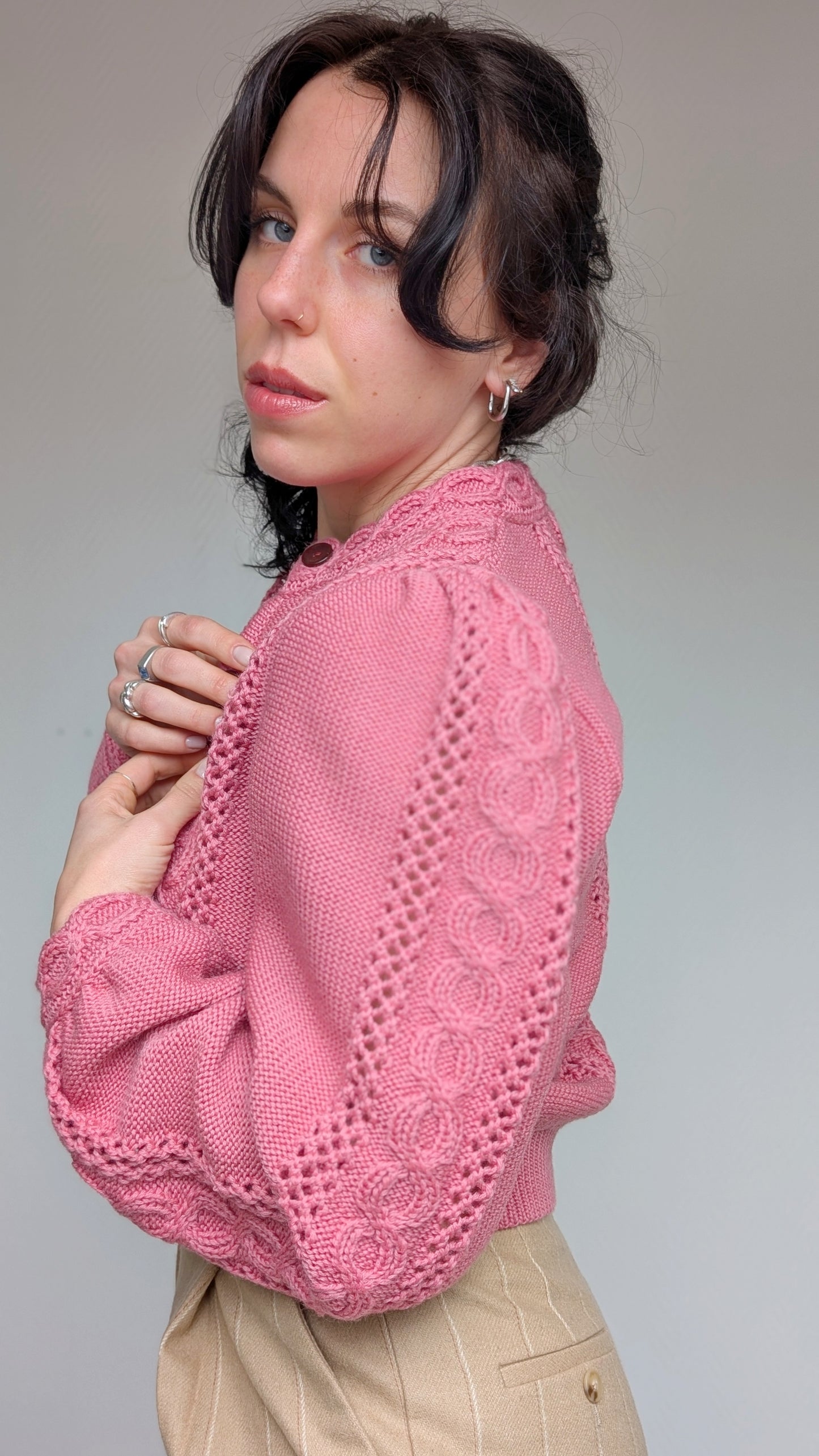 Cardigan autrichien laine T36