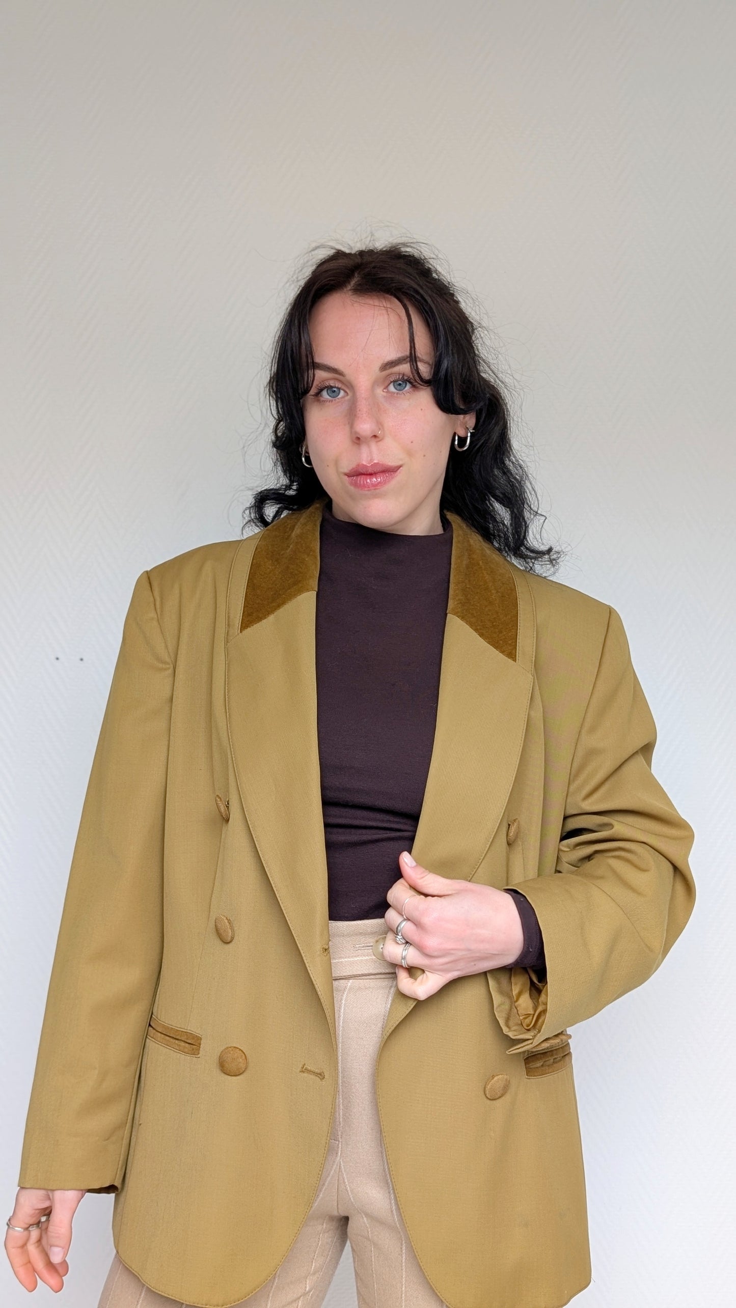 Blazer laine 80s T38