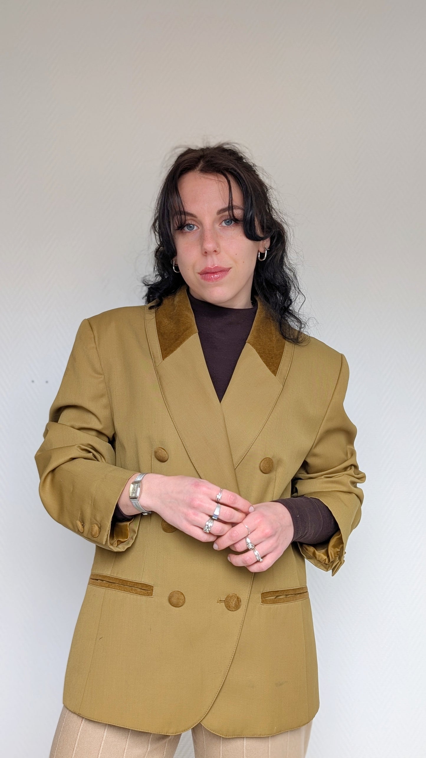 Blazer laine 80s T38