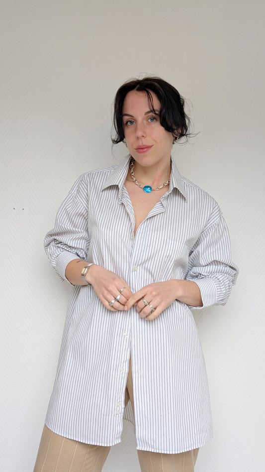 Chemise Calvin Klein oversize coton jusqu'à 46