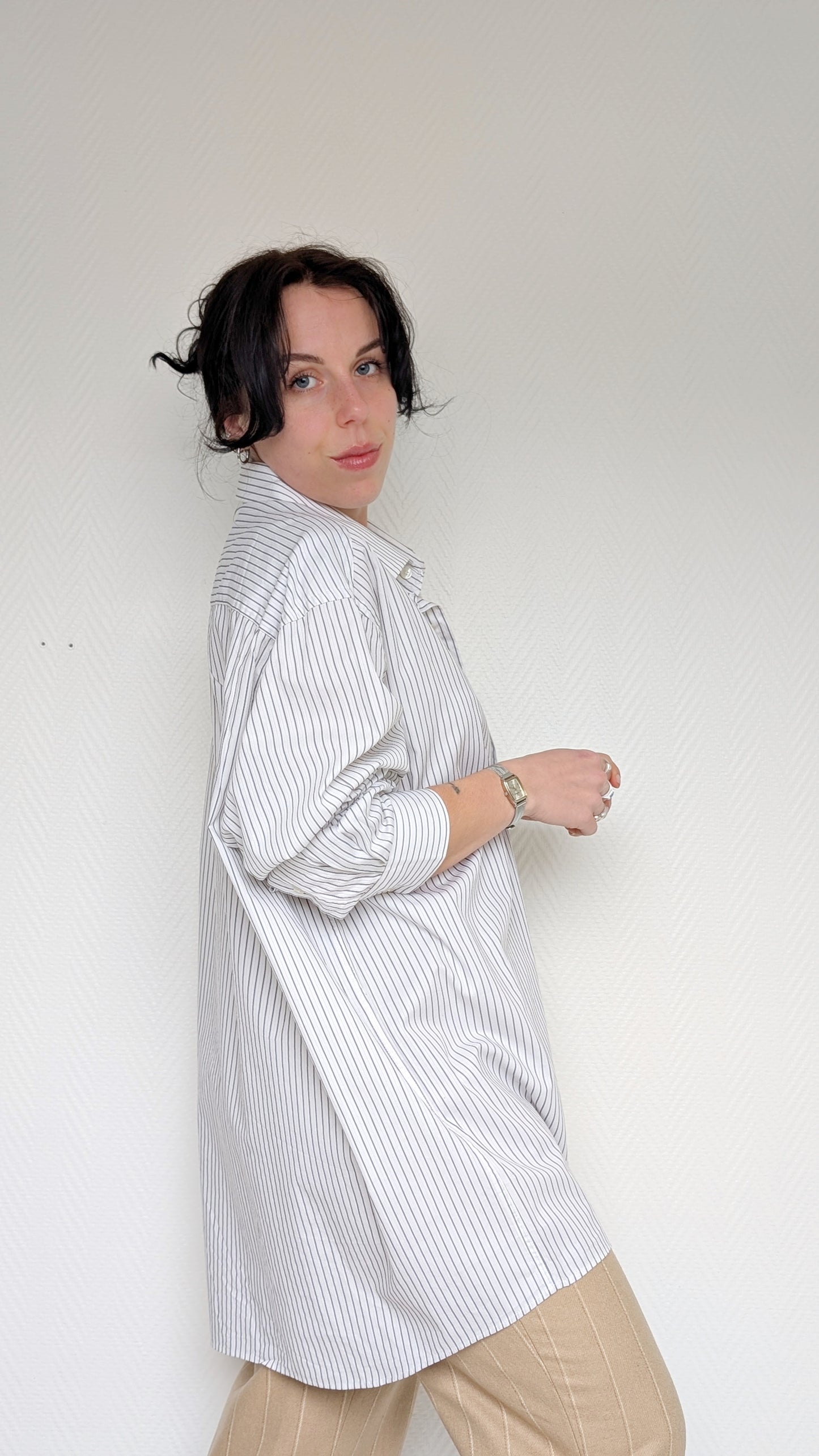 Chemise Calvin Klein oversize coton jusqu'à 46