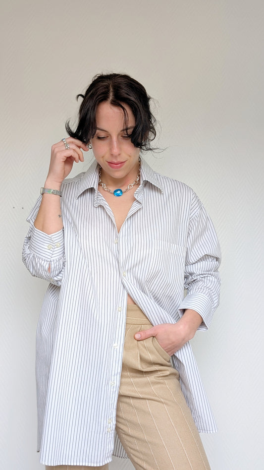 Chemise Calvin Klein oversize coton jusqu'à 46