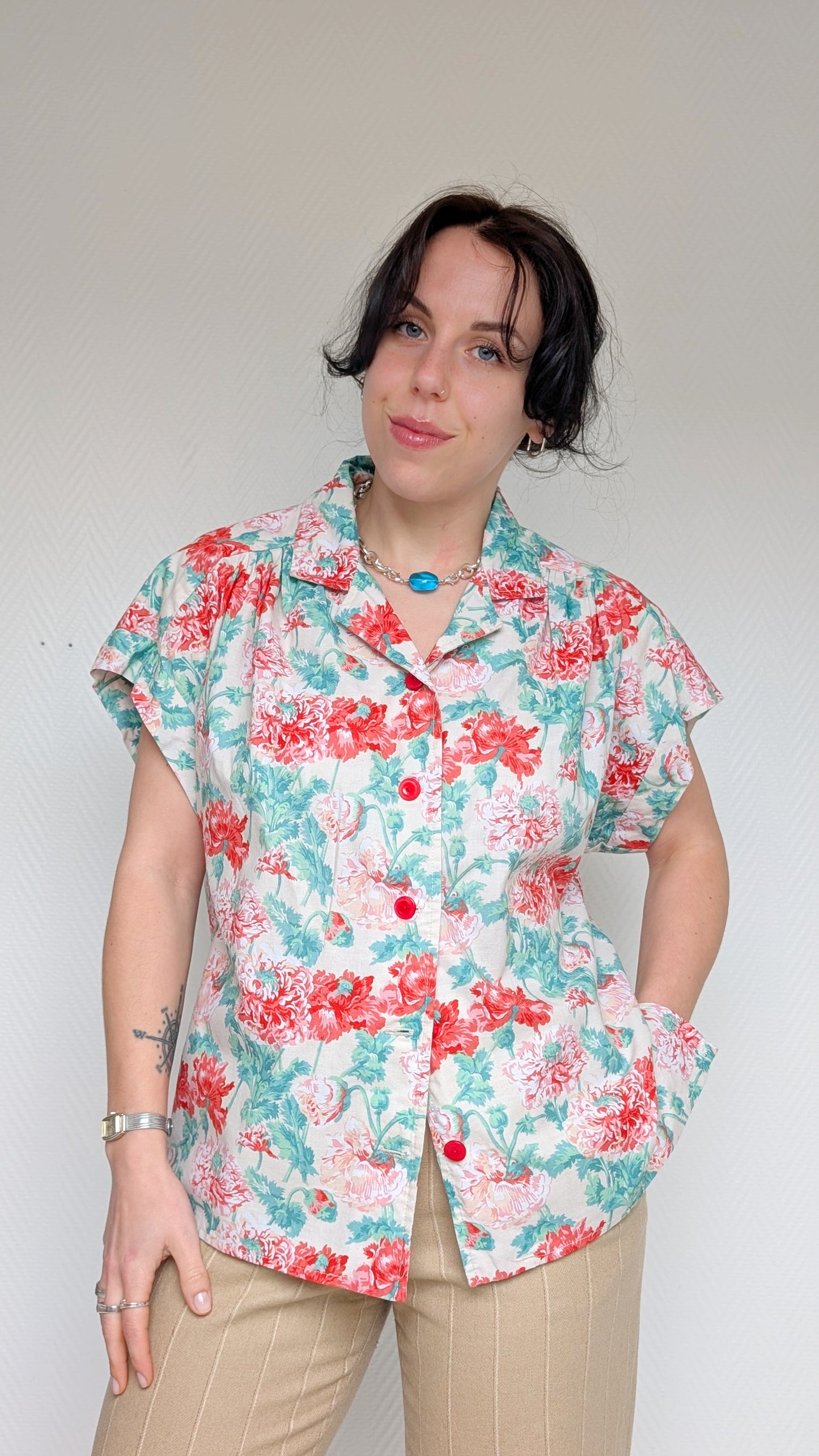 Blouse coton 60s T40-42