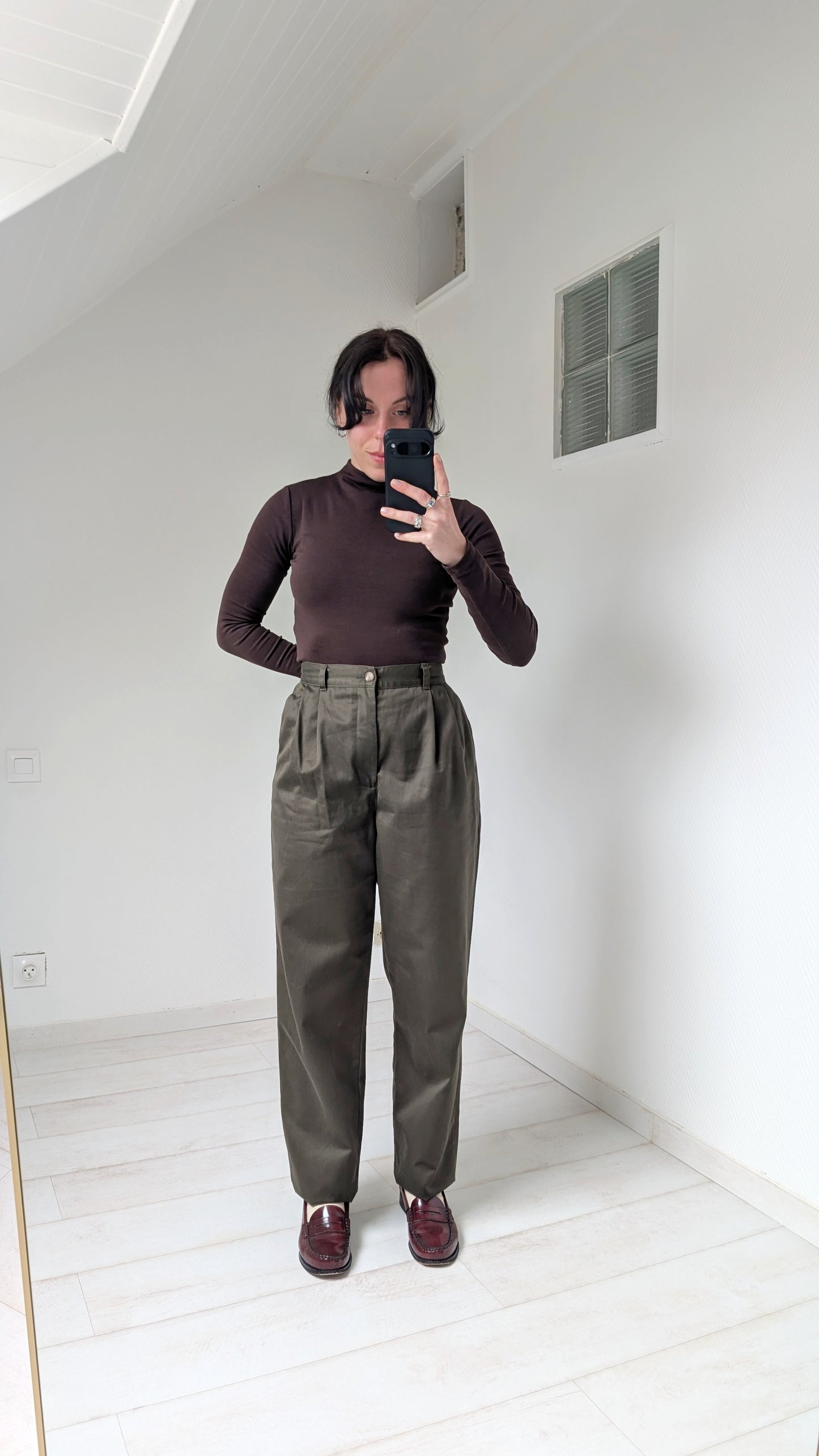 Pantalon chino coton T38