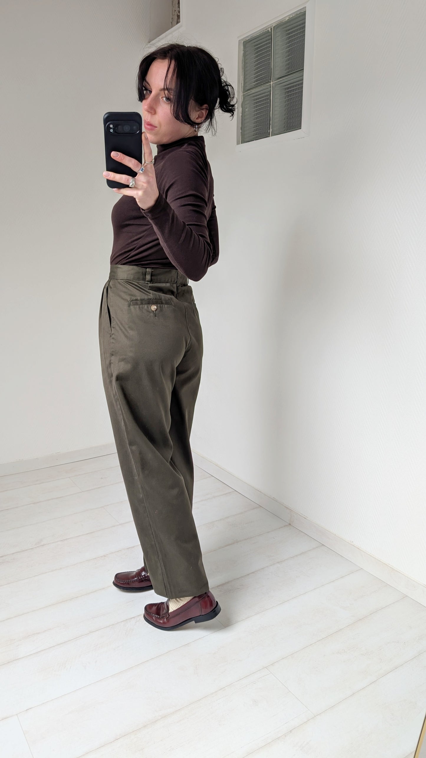 Pantalon chino coton T38