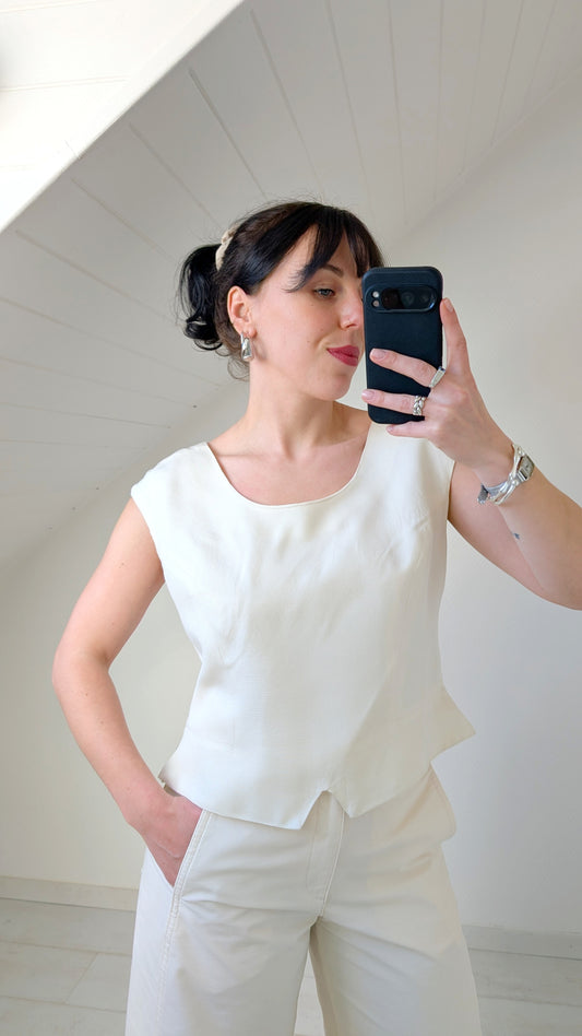 Haut soie Christian Dior T40