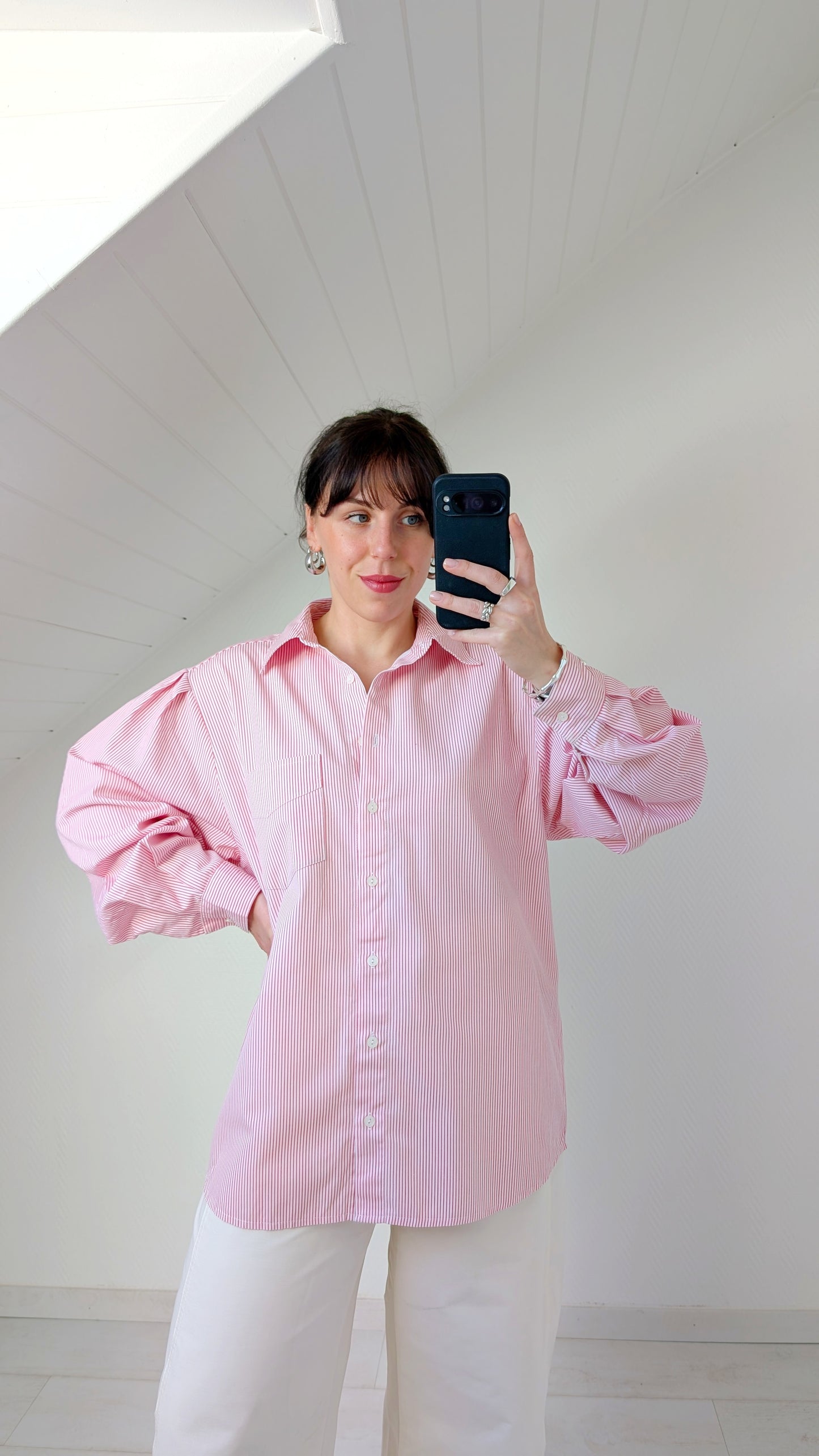 Chemise rayée coton T40-42