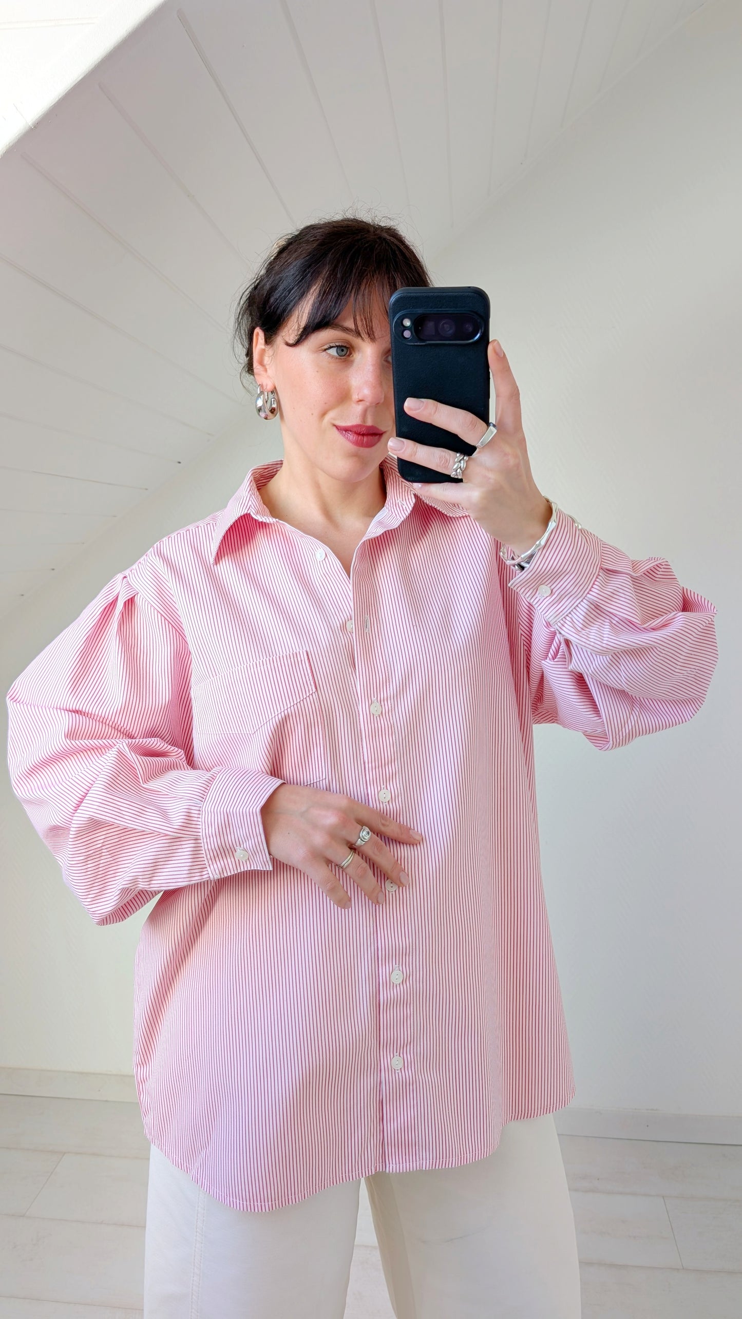 Chemise rayée coton T40-42