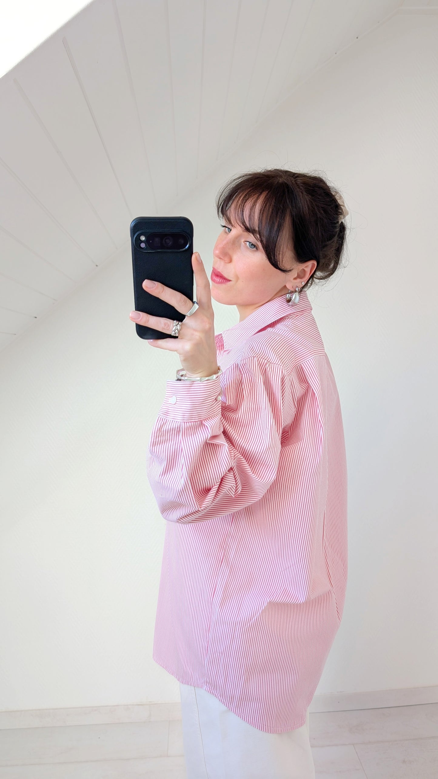 Chemise rayée coton T40-42