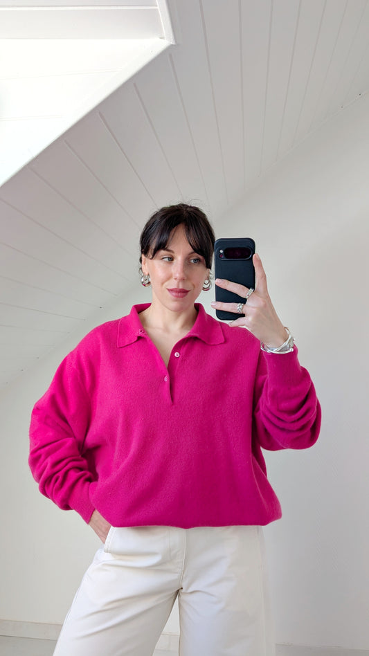 Pull ample cachemire jusqu'à un 46