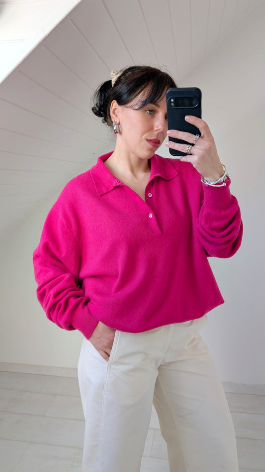 Pull ample cachemire jusqu'à un 46