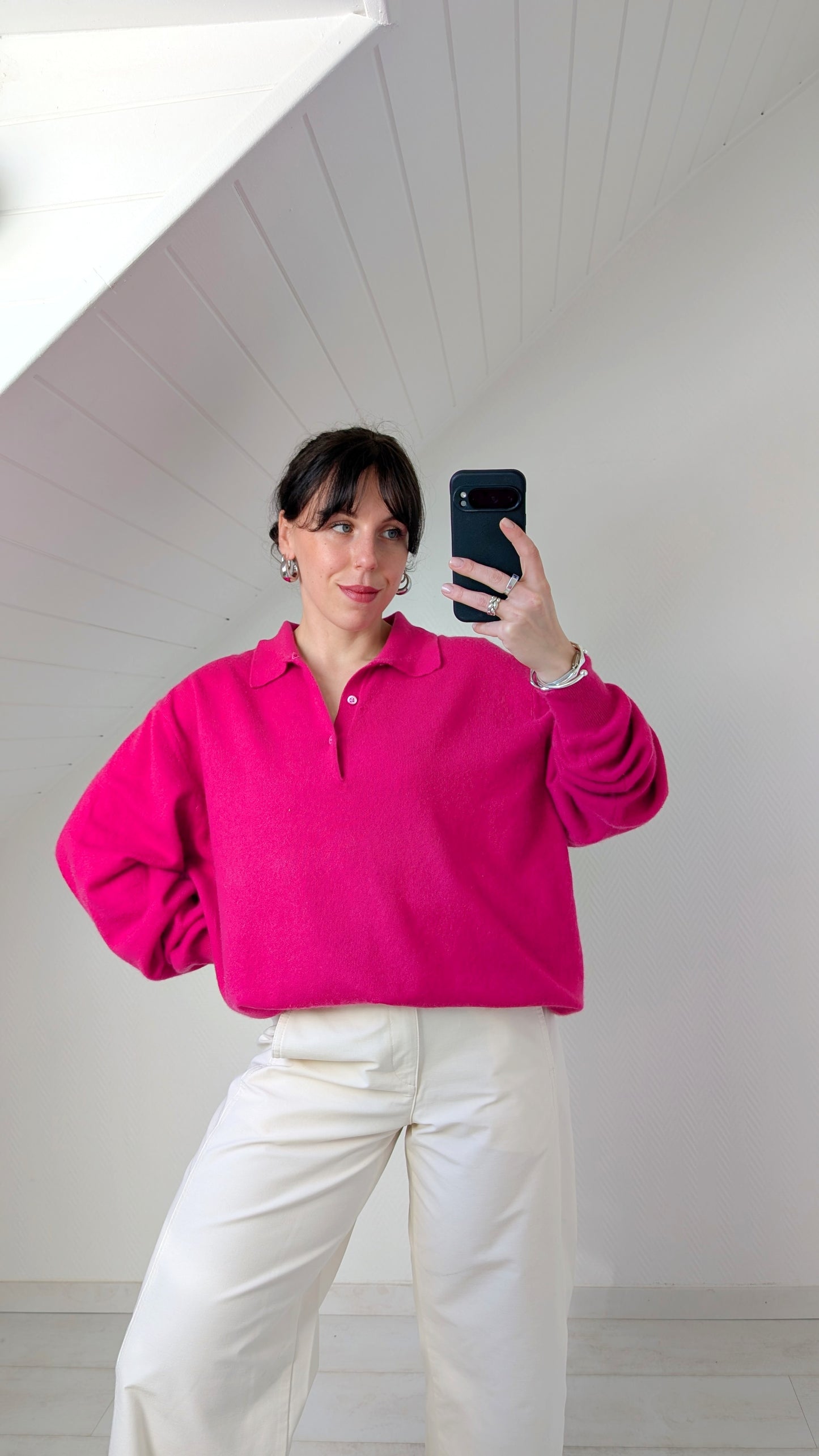 Pull ample cachemire jusqu'à un 46