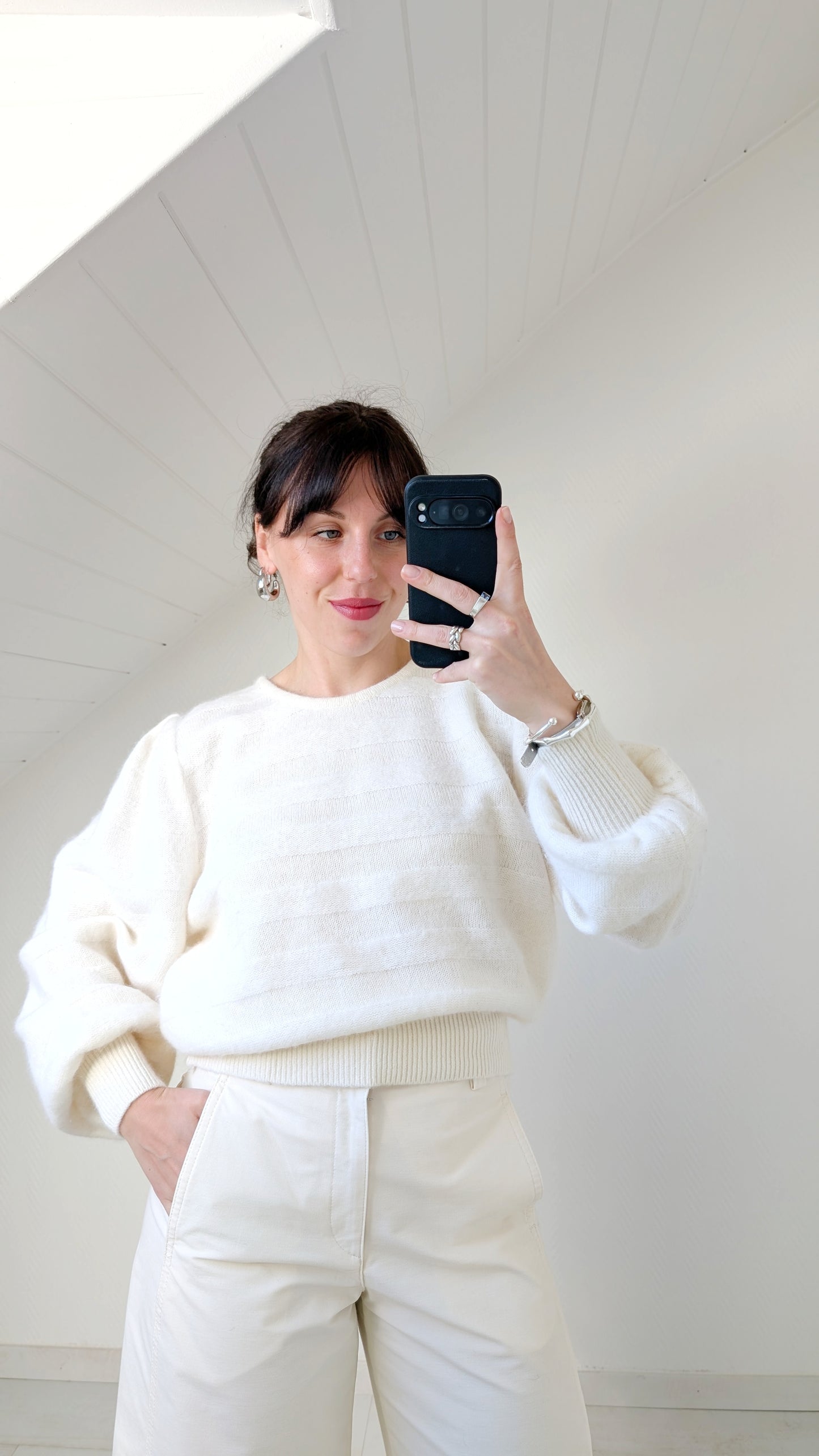Pull laine et angora 80s du 34 au 42
