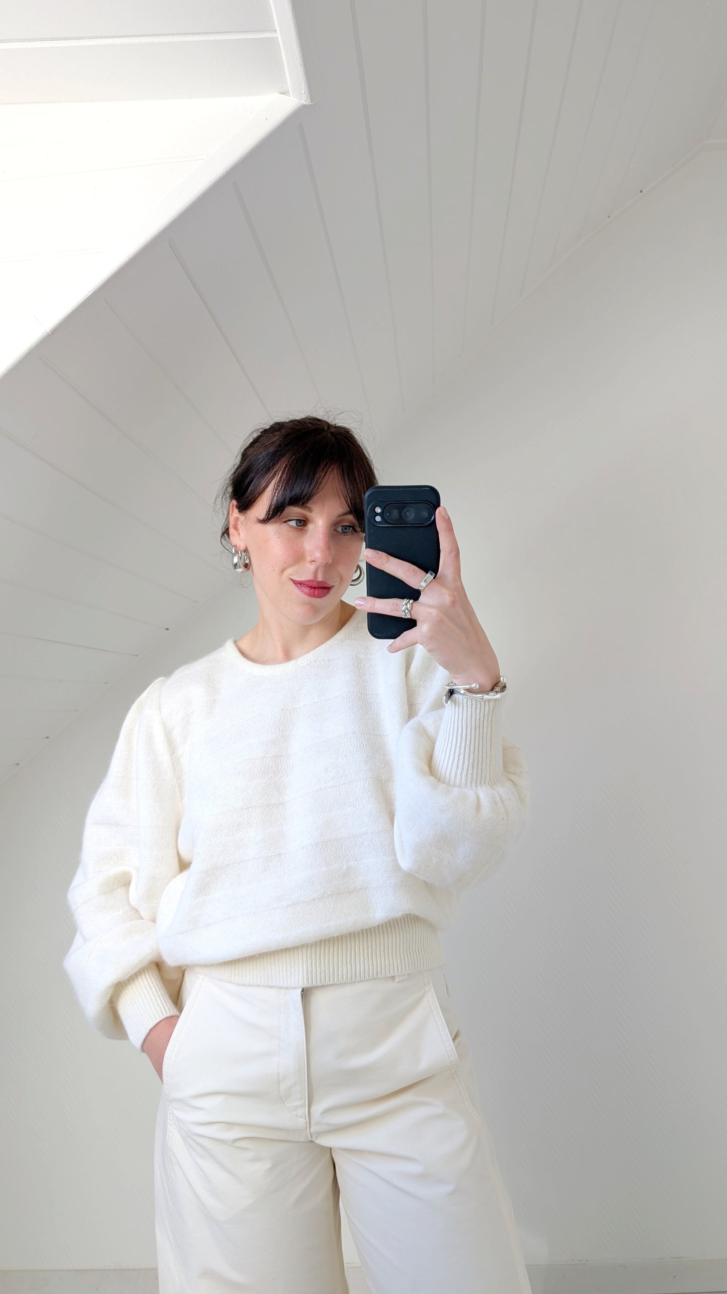 Pull laine et angora 80s du 34 au 42
