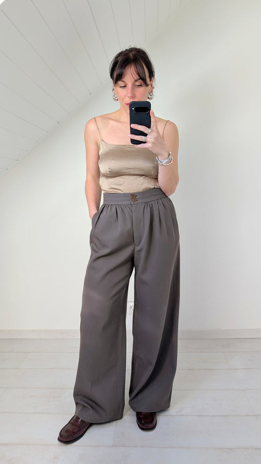 Pantalon palazzo Giorgio Armani 80s T36