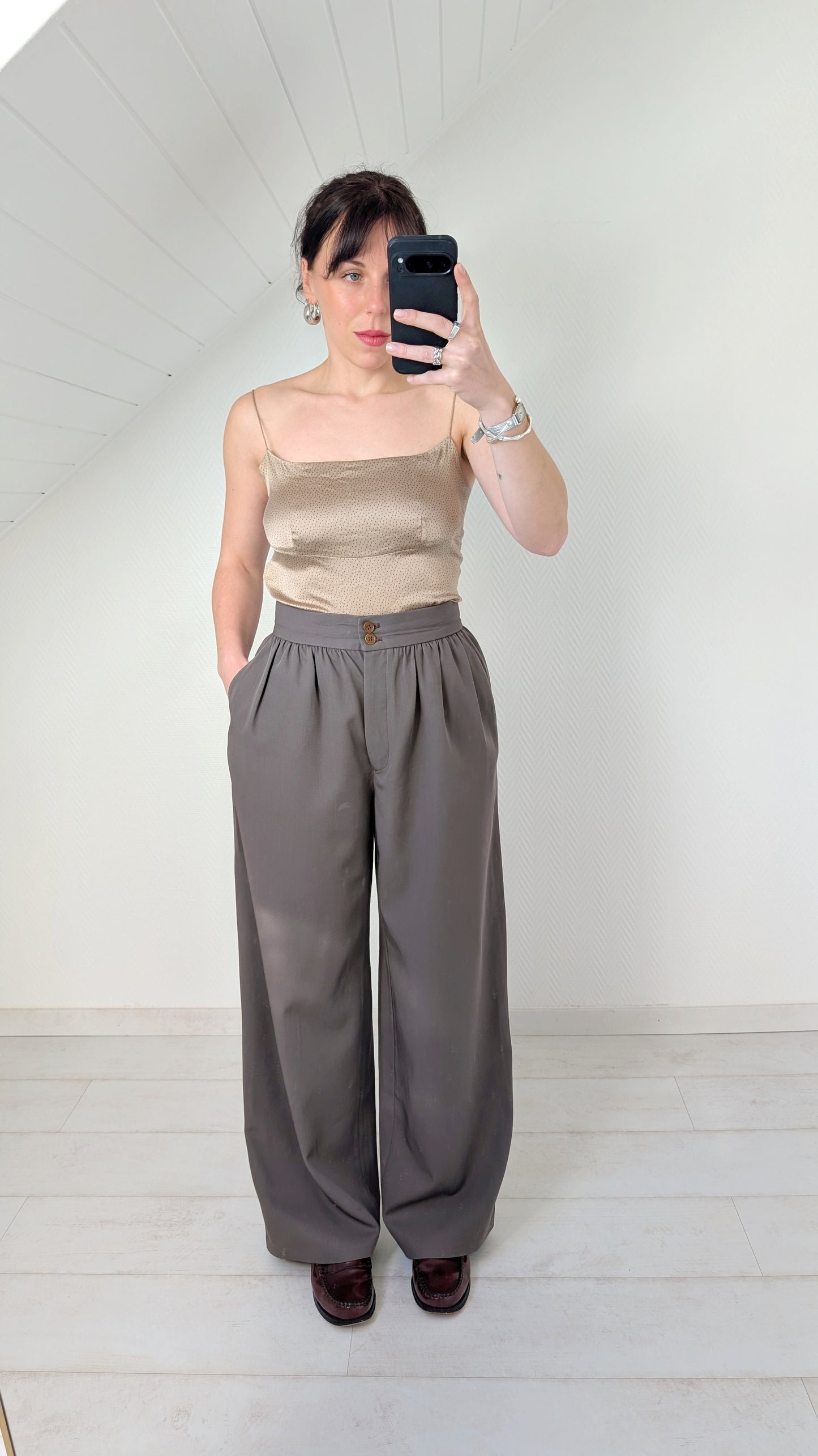 Pantalon palazzo Giorgio Armani 80s T36