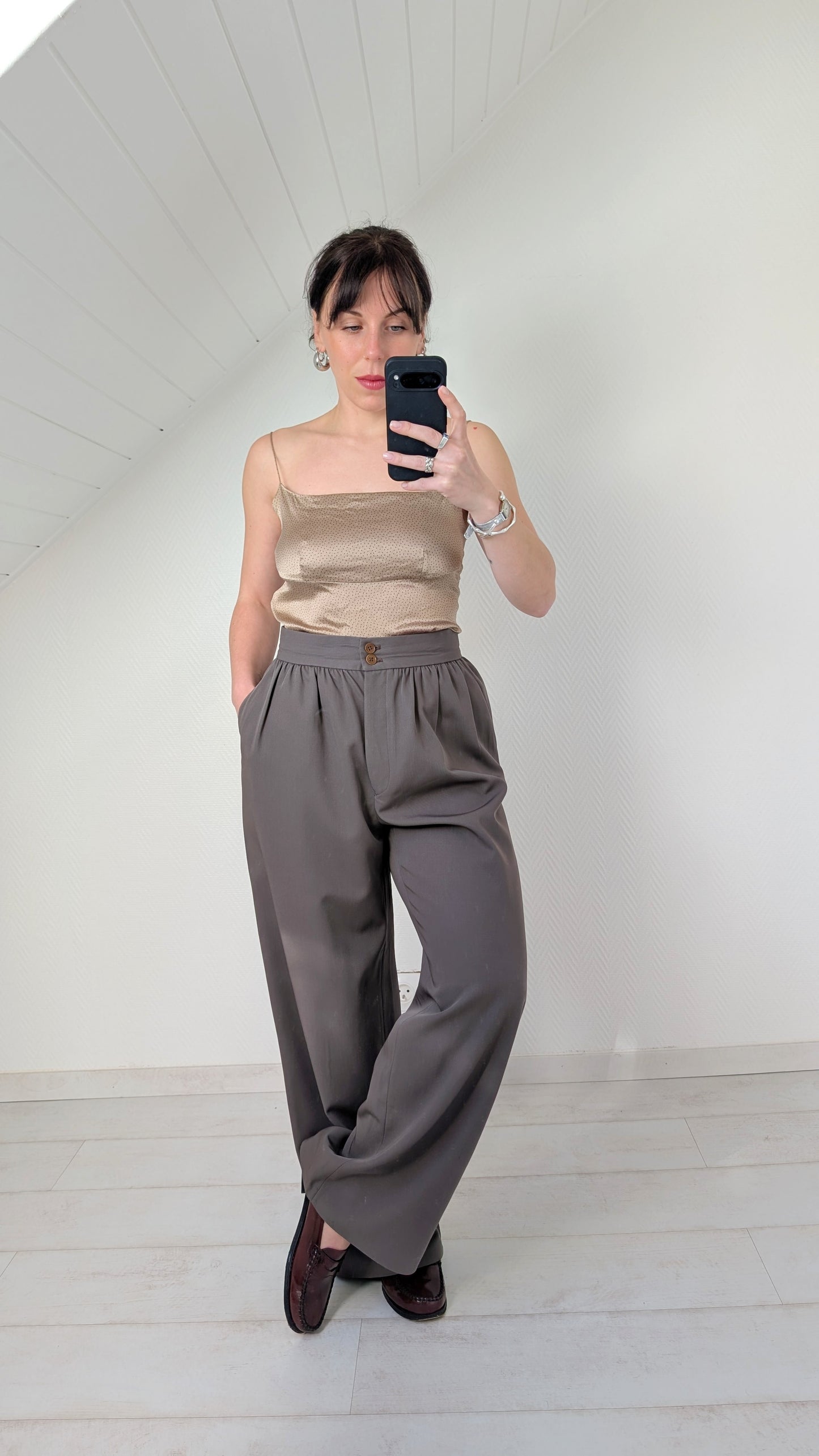 Pantalon palazzo Giorgio Armani 80s T36