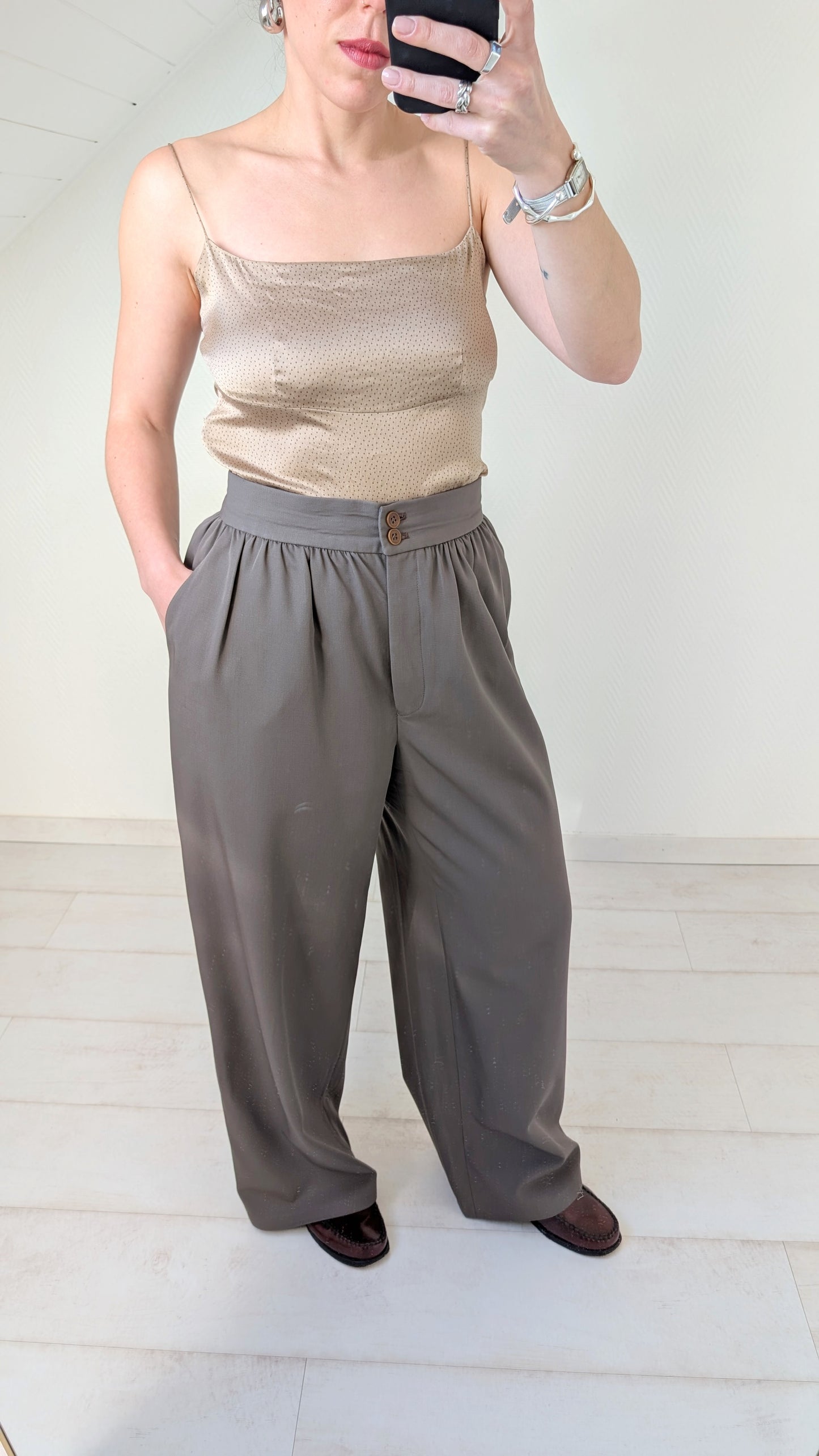 Pantalon palazzo Giorgio Armani 80s T36