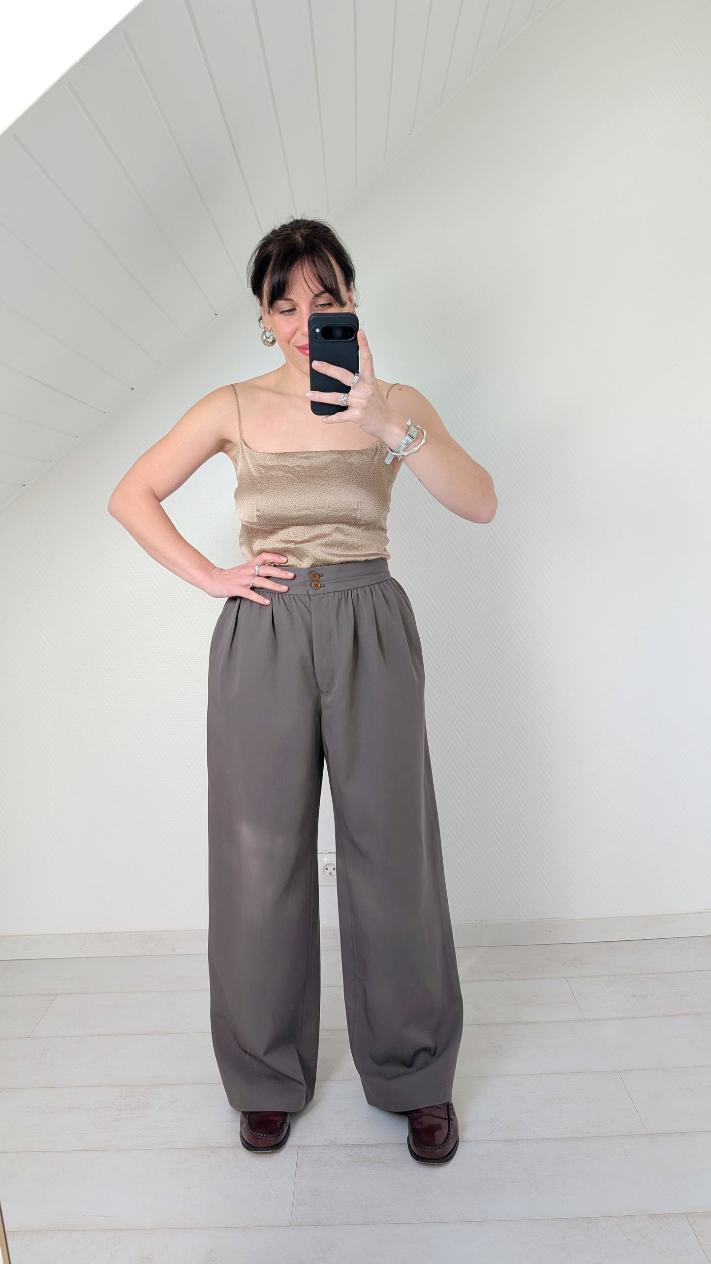 Pantalon palazzo Giorgio Armani 80s T36