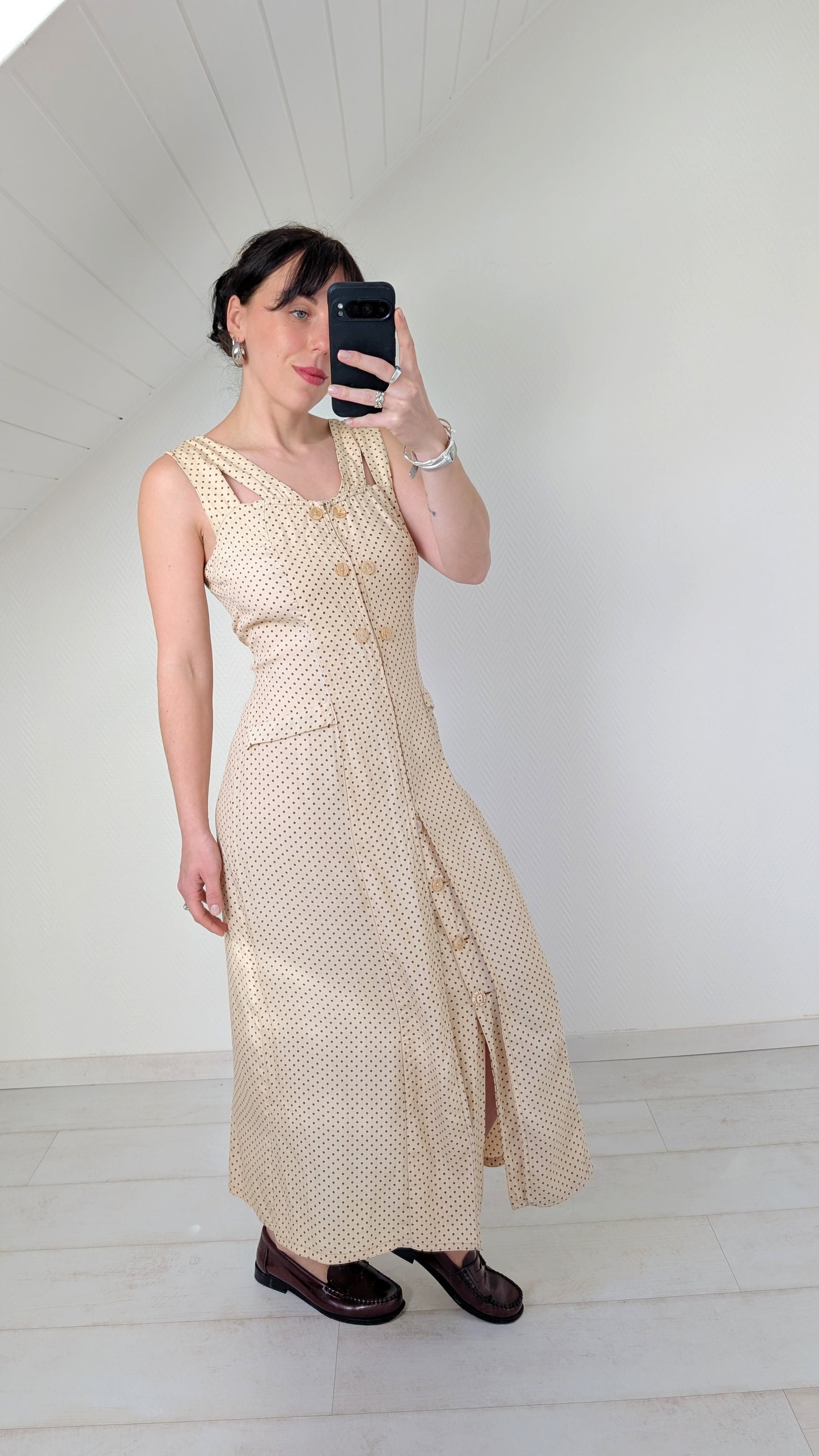Robe 90s viscose T36