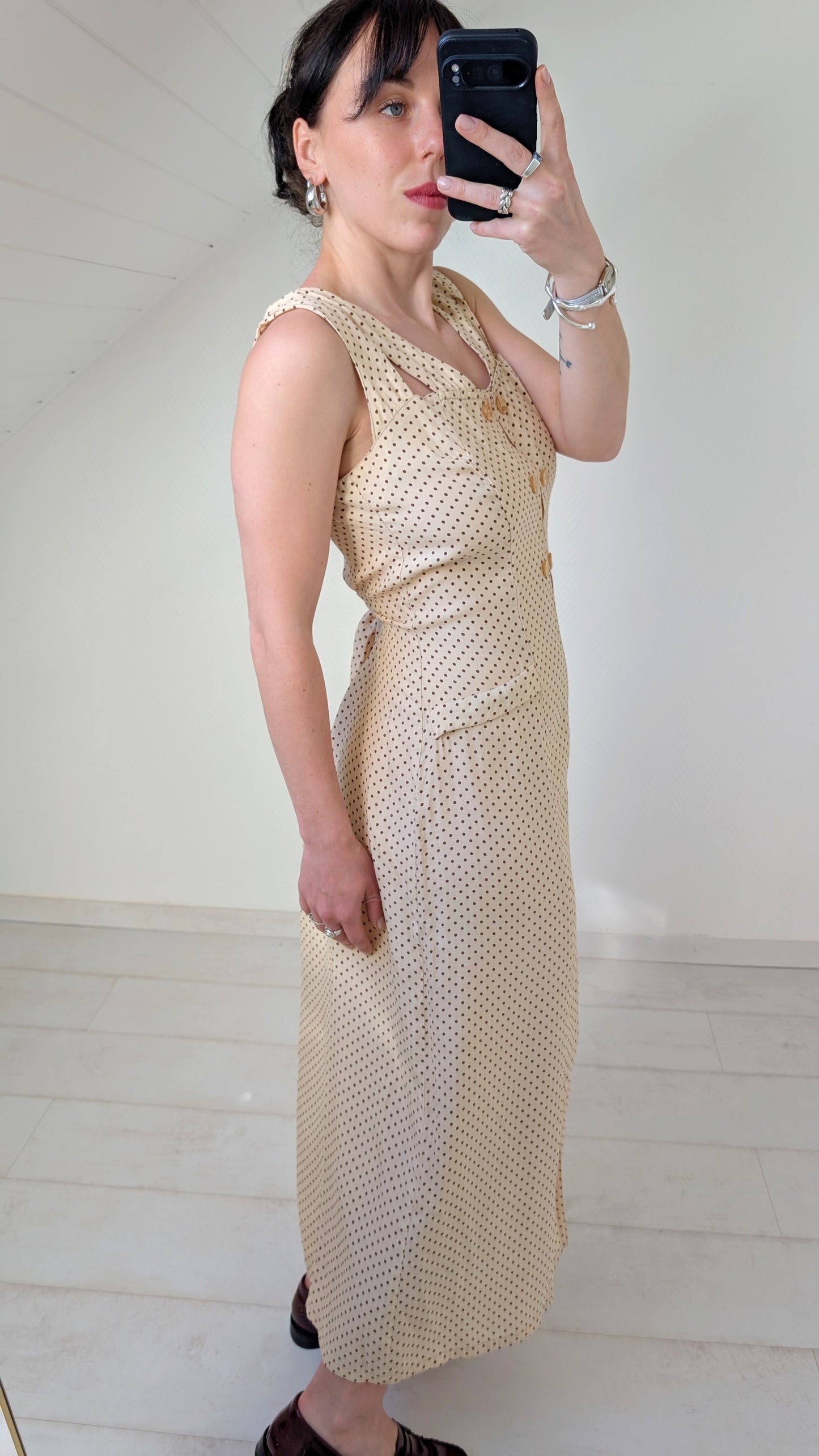 Robe 90s viscose T36