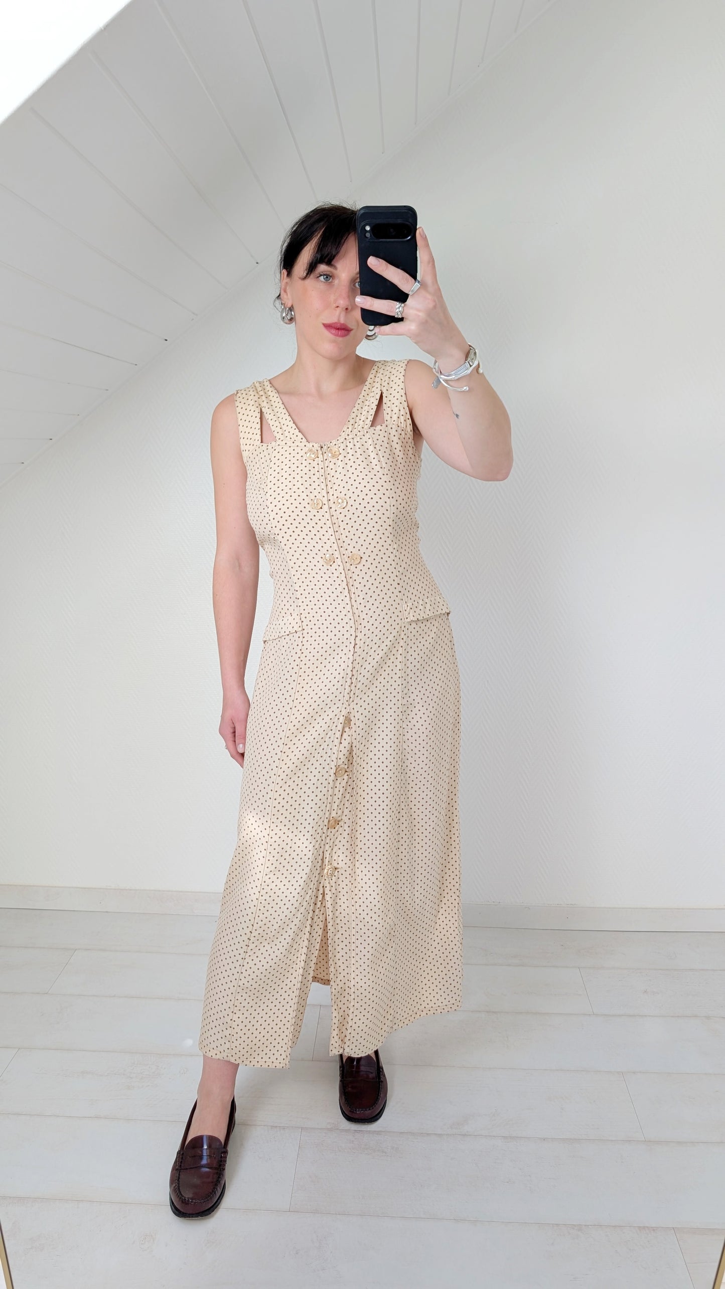 Robe 90s viscose T36