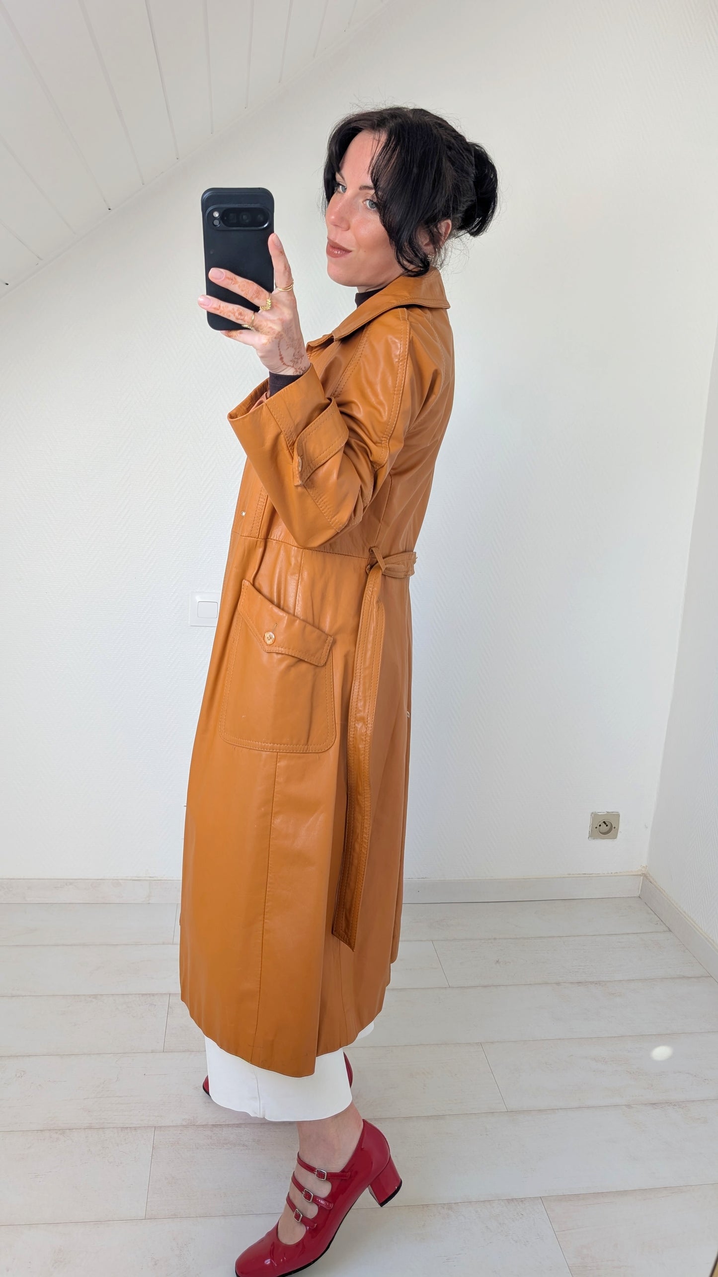 Trench cuir 1970 T36