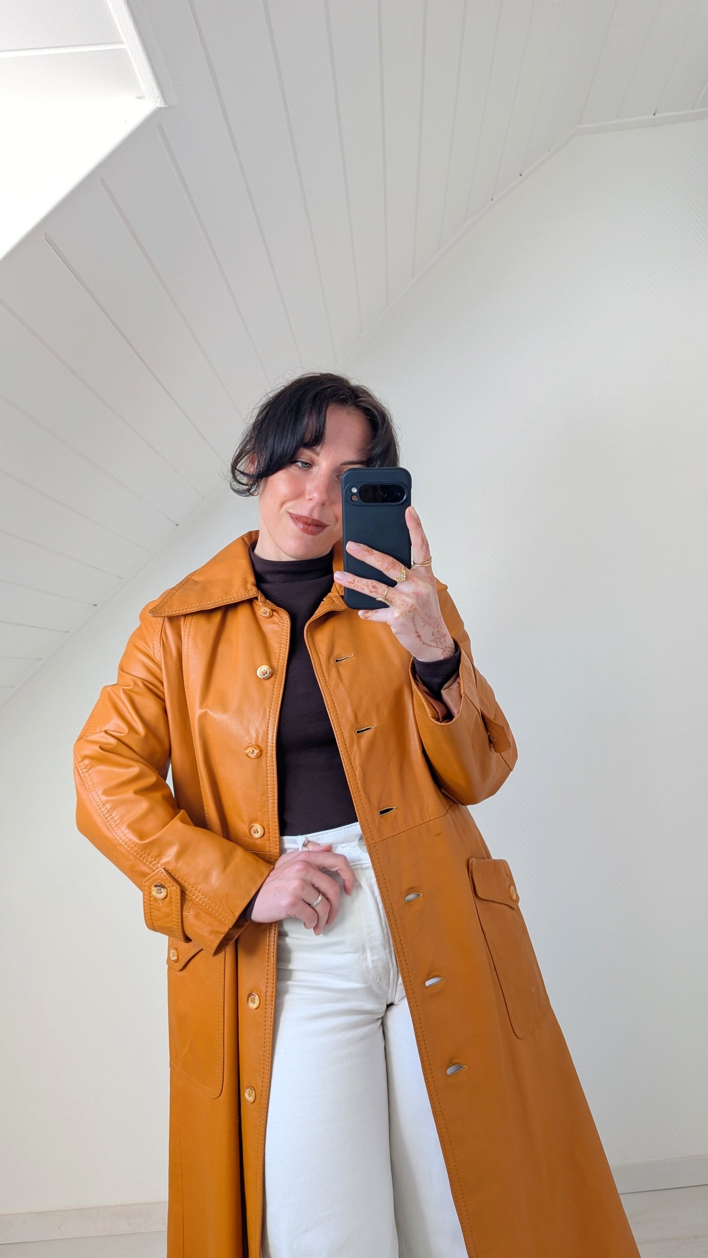 Trench cuir 1970 T36