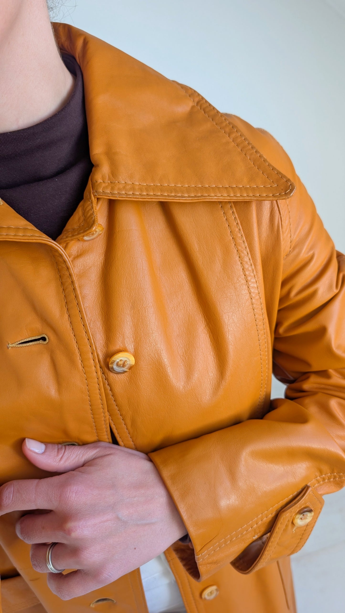 Trench cuir 1970 T36