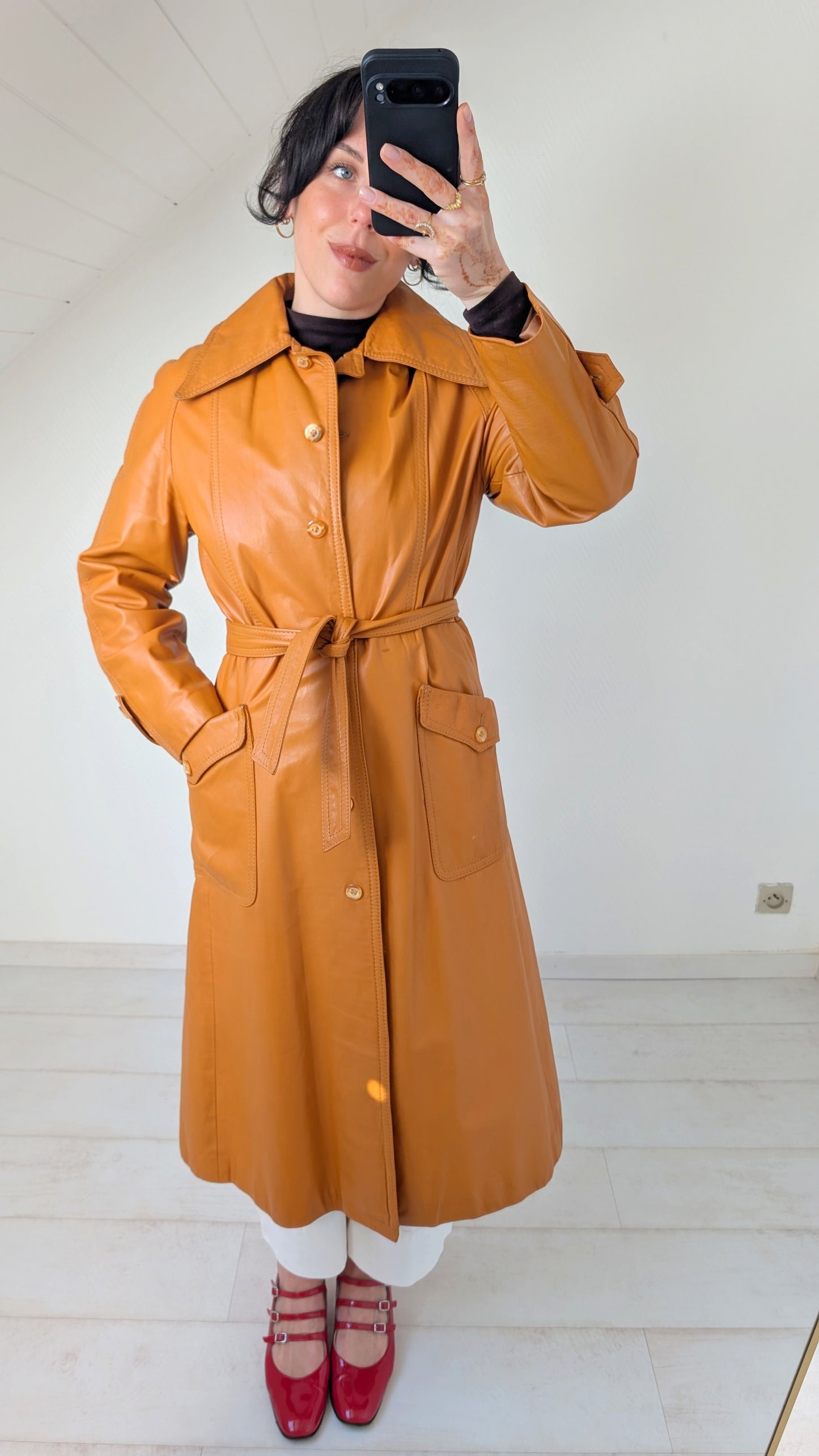 Trench cuir 1970 T36