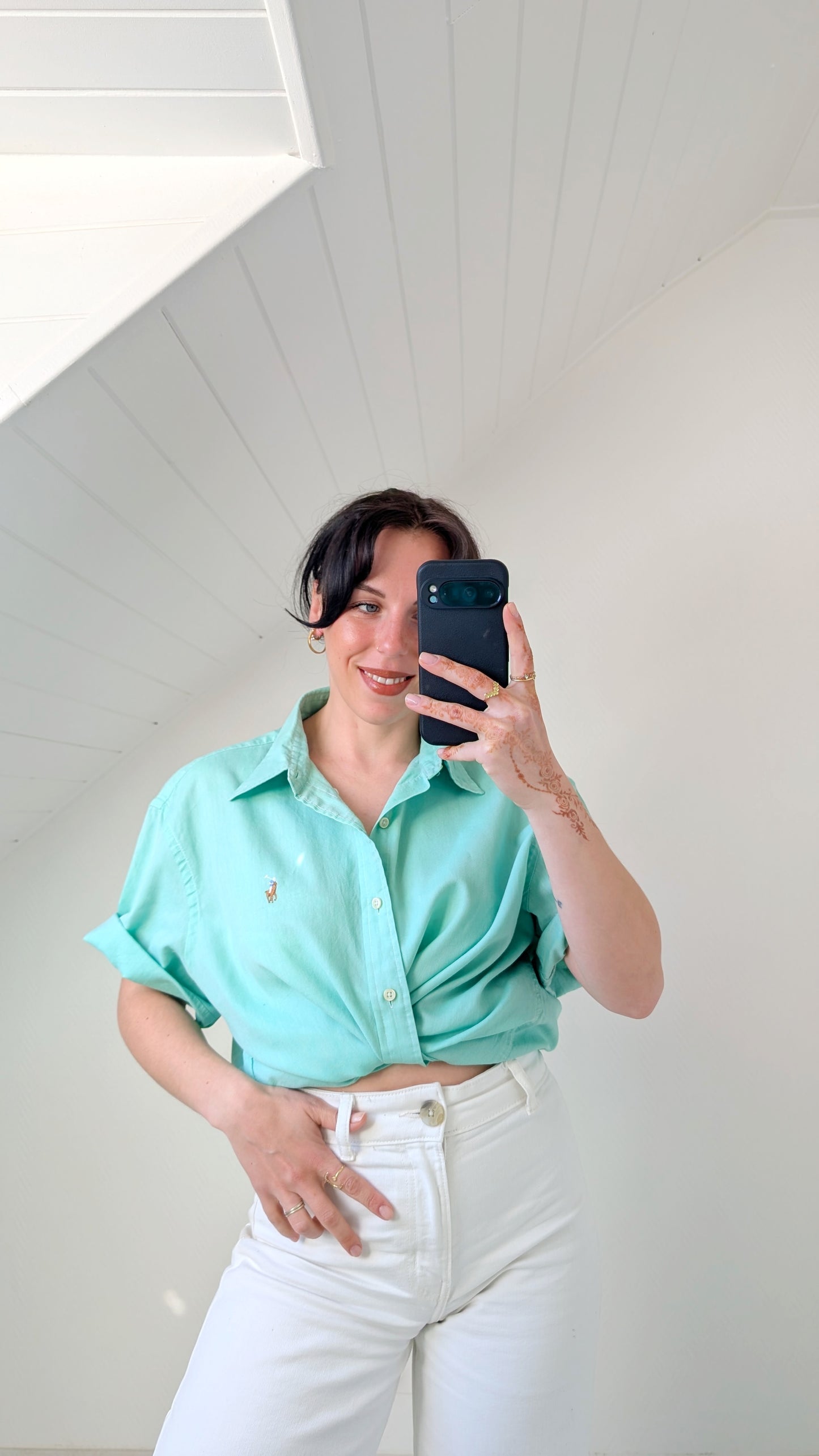 Chemise coton Ralph Lauren T42