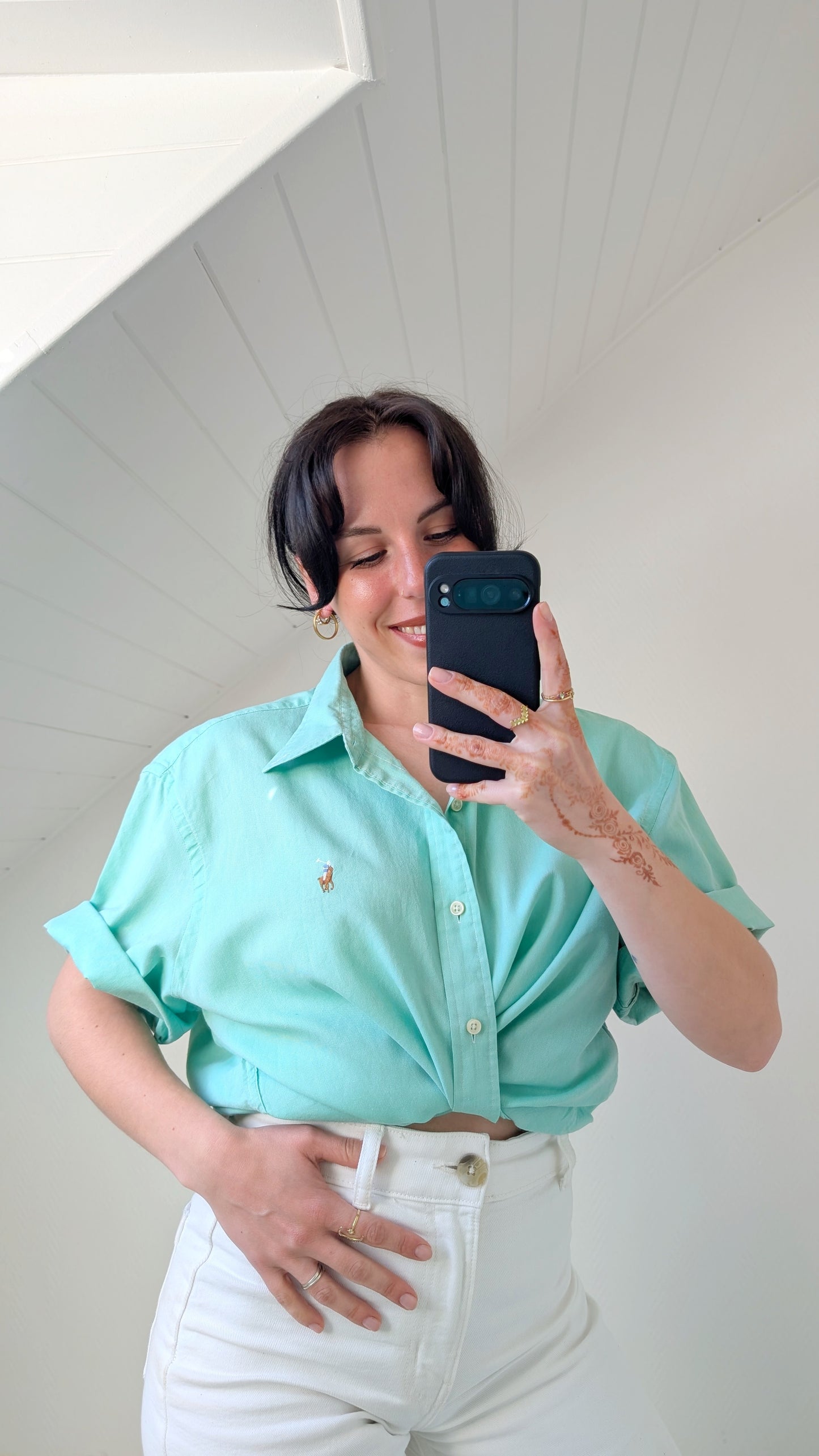 Chemise coton Ralph Lauren T42