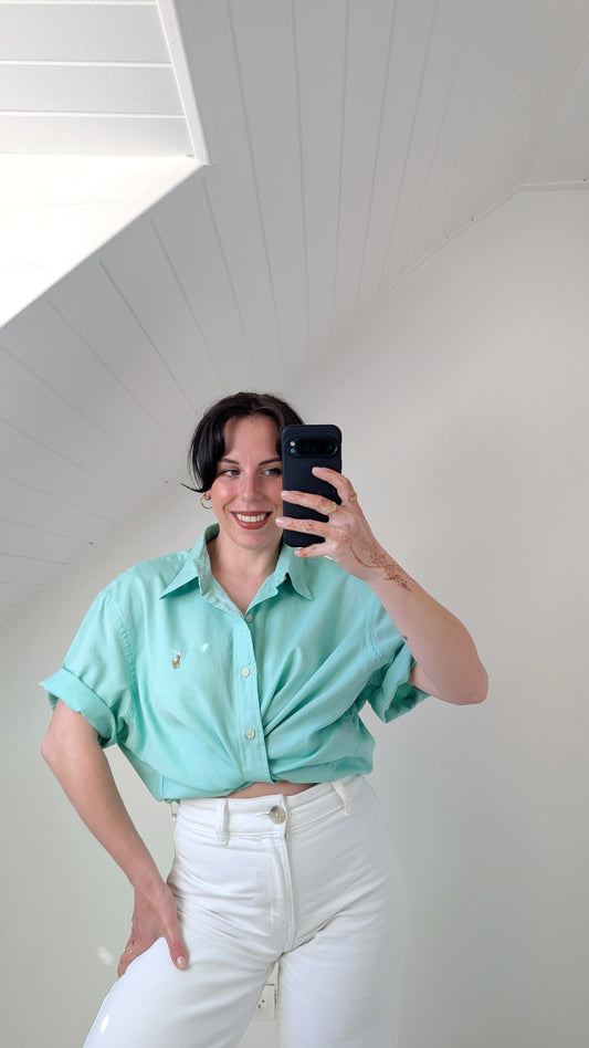 Chemise coton Ralph Lauren T42