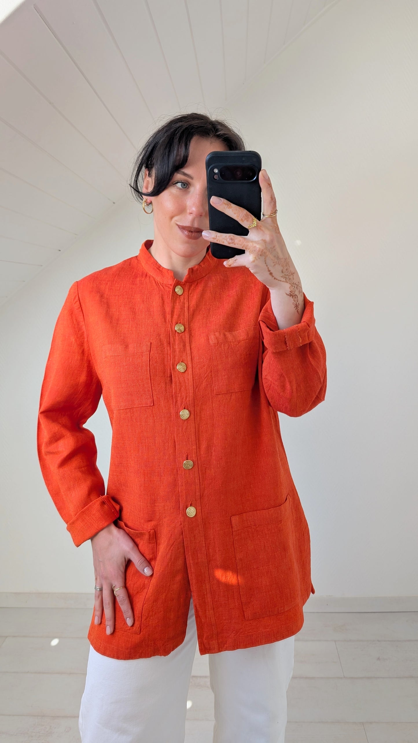 Veste légère lin/viscose T38-40