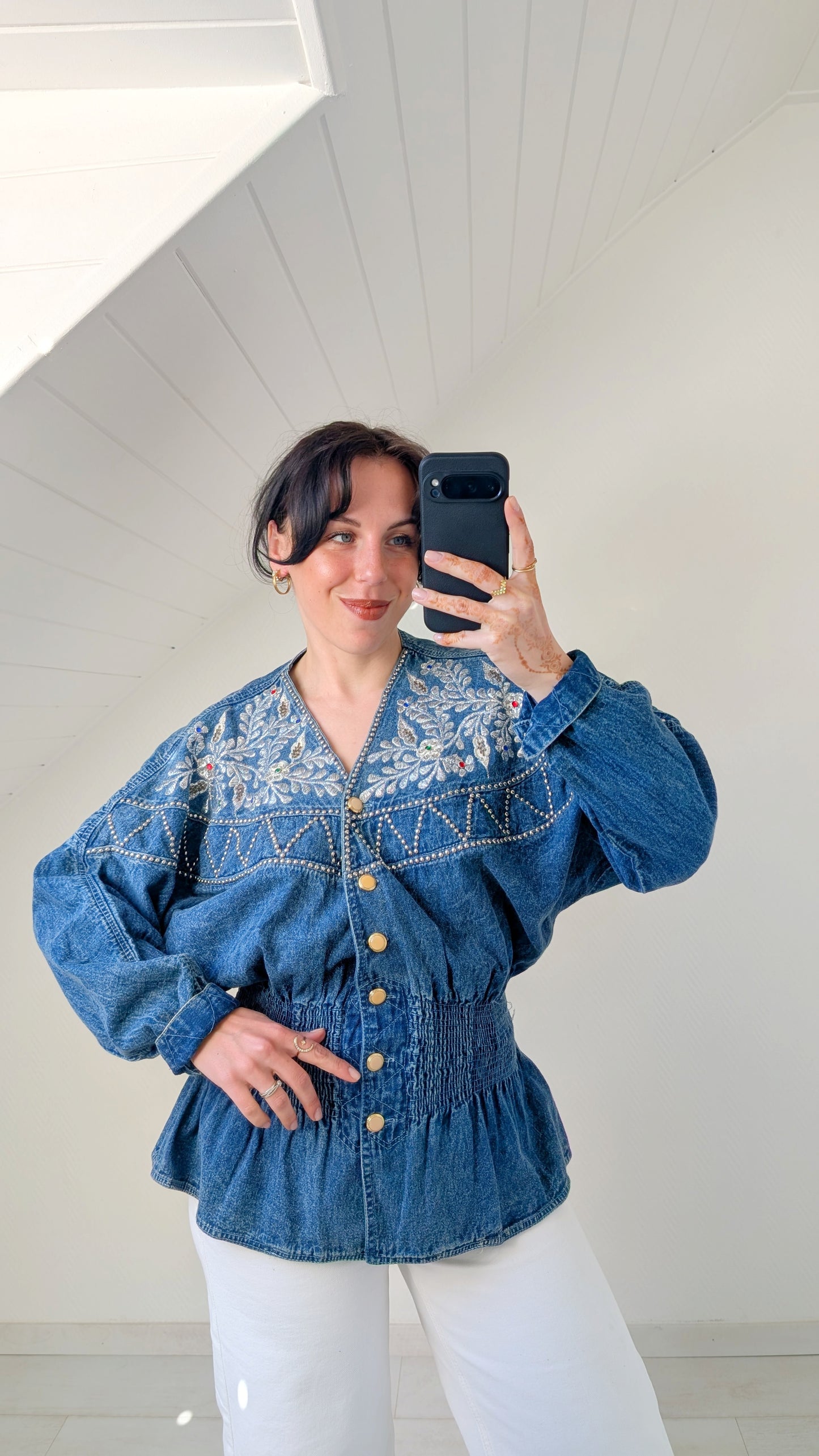 Veste en jeans 80s T40-42